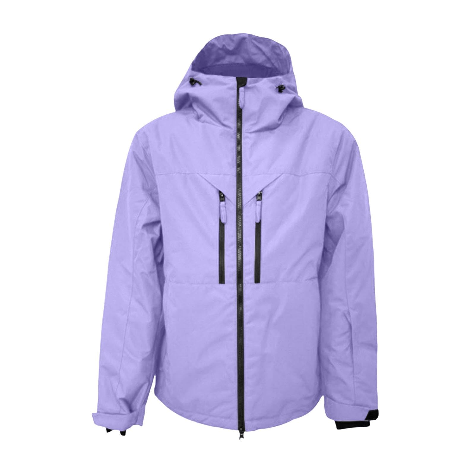 Warme Skijacke Damen Wasserdicht - Winddicht Ski jacken Herren Outdoorjacke Reisen Treking Softshelljacke Sportjacke mit Kapuze Schneejacke Warm Mantel Snowboardjacke
