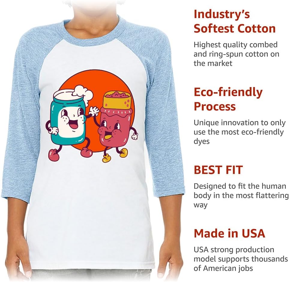 Cute Jam Kids' Baseball T-Shirt - Gifts for Kids - Jam Lovers Gifts