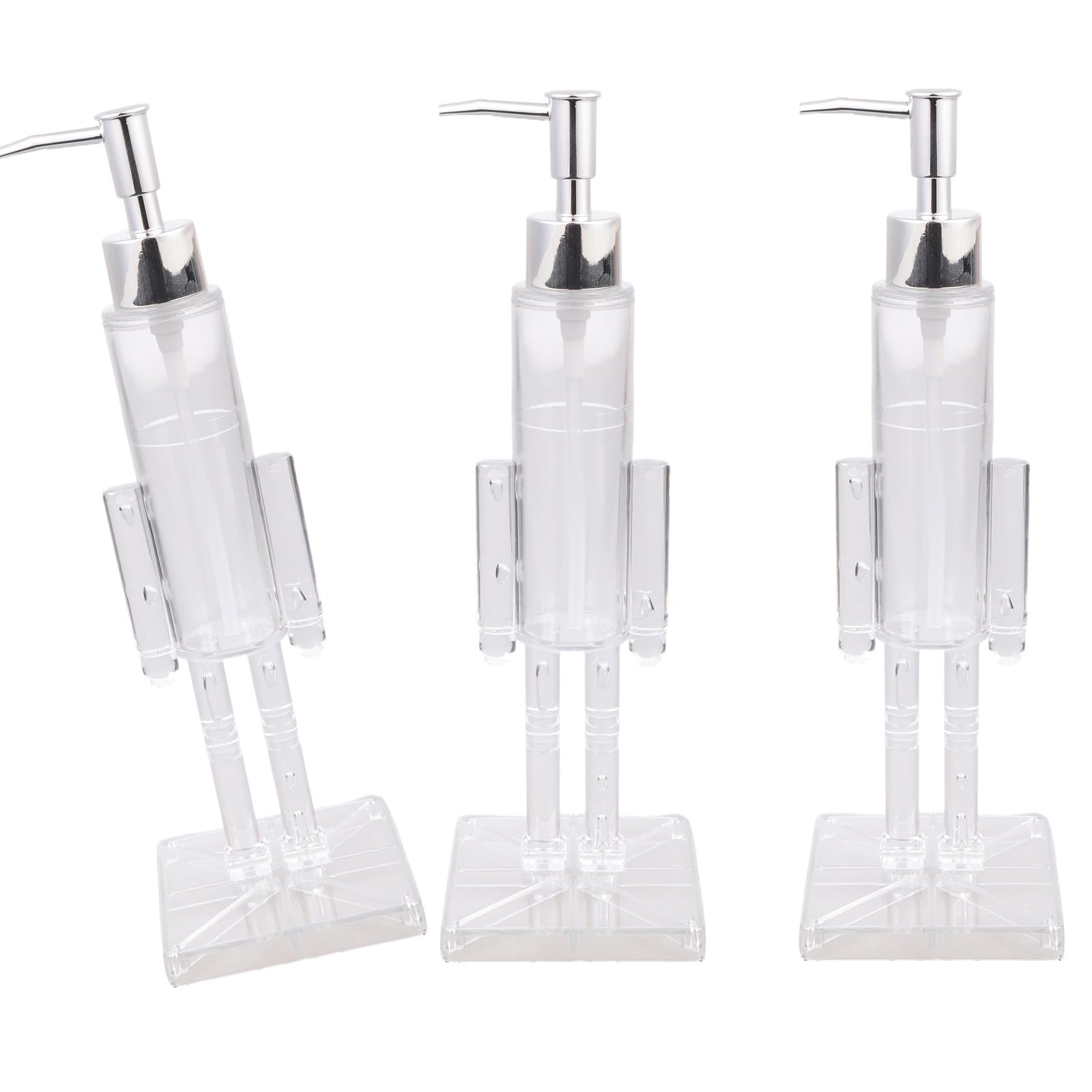 Christmas Nutcrackers Soap Dispenser with Clear Bottle Liquid Container Bottle Bathroom Accessories Fun