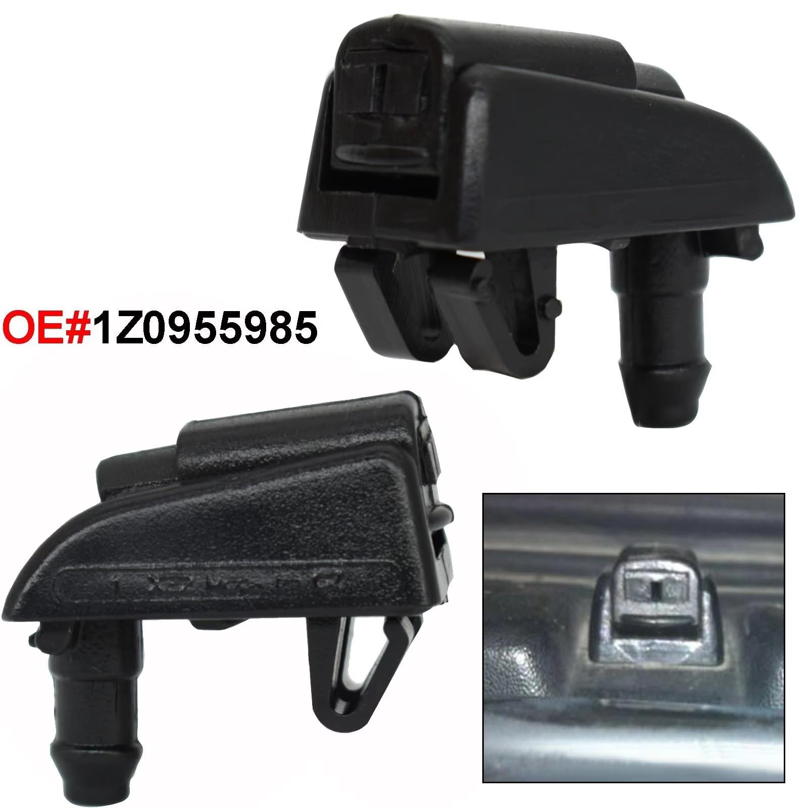 Compatible Con Skoda Para Octavia 1Z 2005-2013 Para Octavia 5E 2013-2016 Juego De Boquillas Lavaparabrisas Delantero Tobera lavaparabrisas