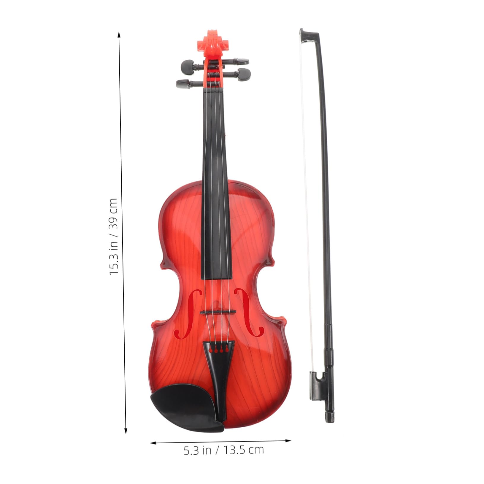 ibasenice 1Set Battery Powered Violin for Realistic Simulated Instrument with Playable Strings Portable Music Plaything for Young Beginners for Music Exploration and Fun