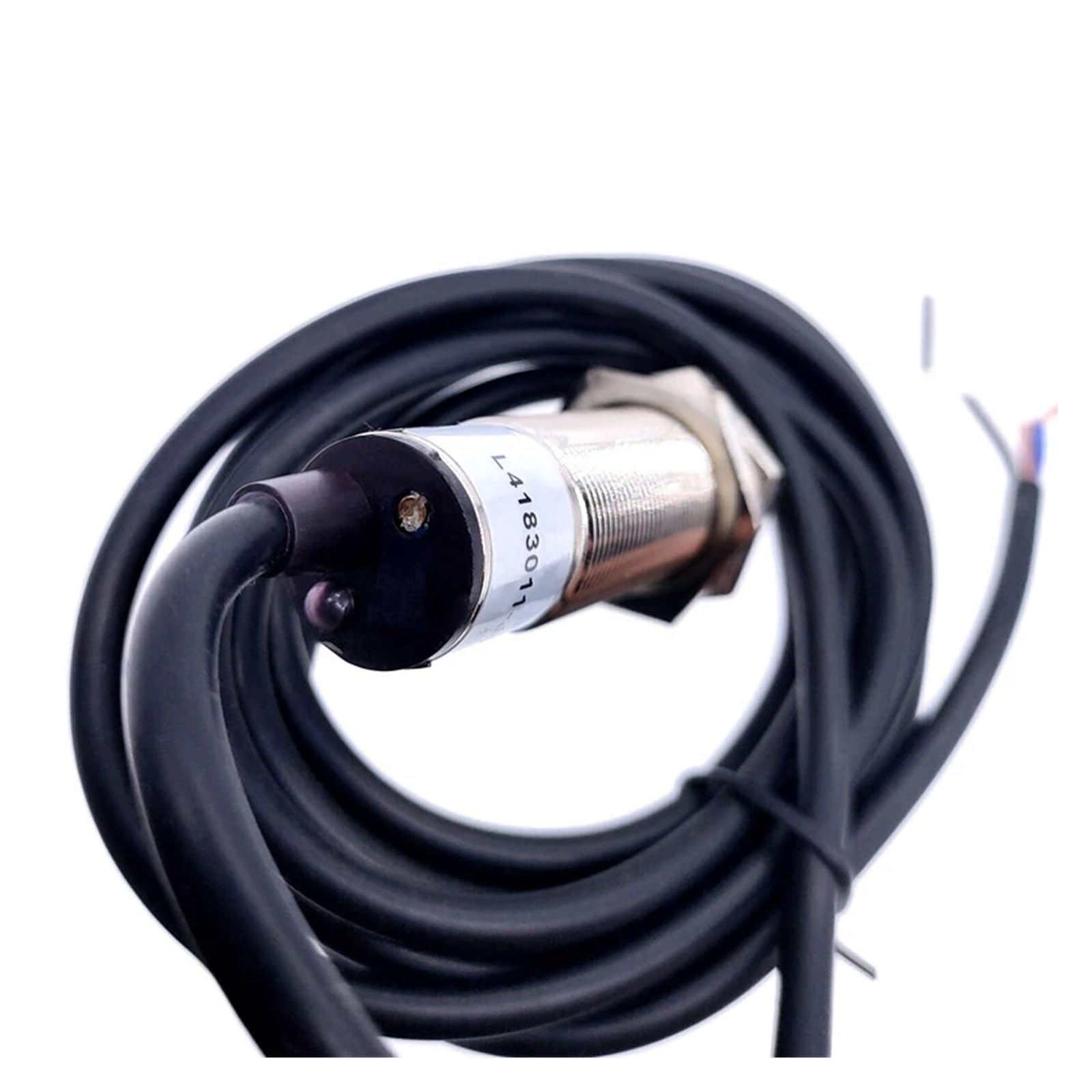 Sensor de Haz láser fotoeléctrico de Metal M18, Interruptor infrarrojo for Evitar obstáculos, Rango de detección de 5-30cm, Ajustable NPN PNP NO(L4183013-JG PNP NO)