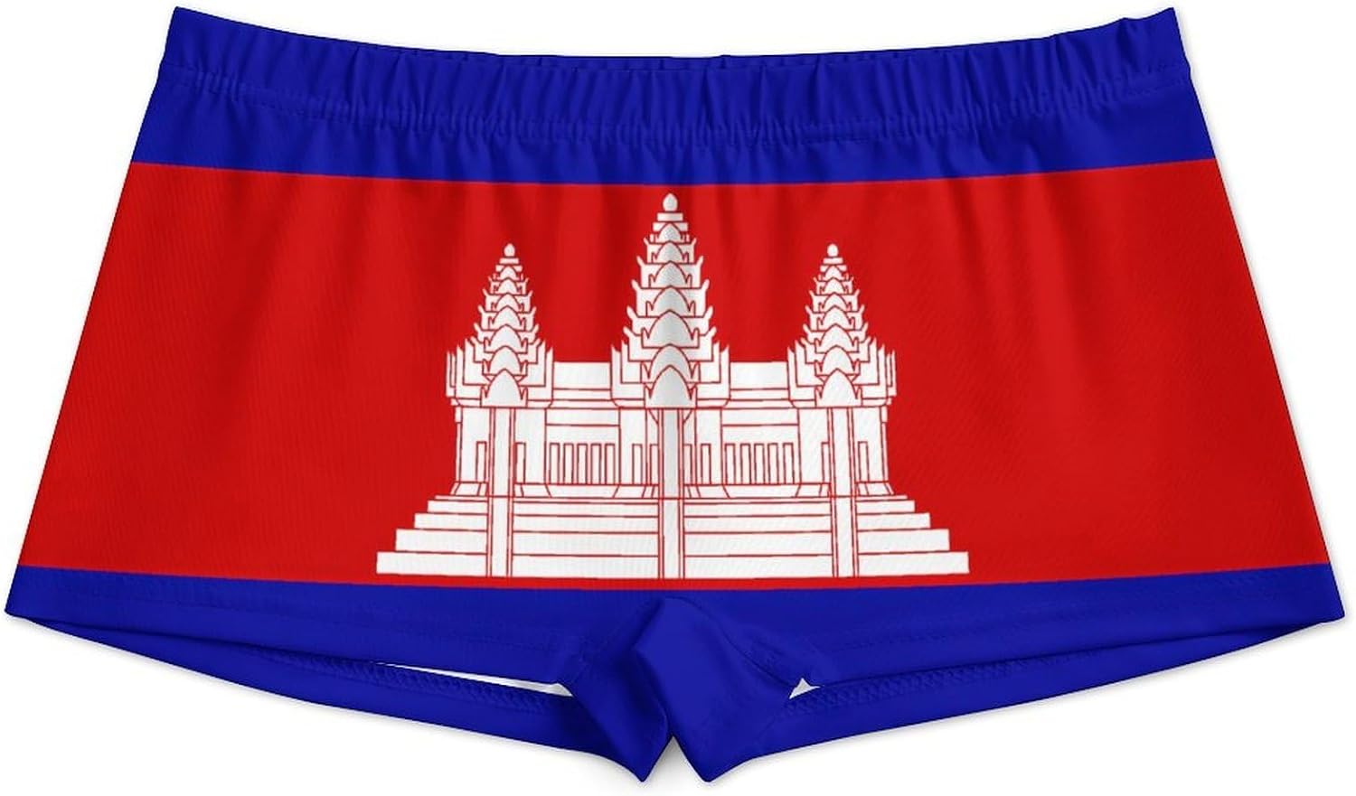Cambodia Cambodian Flag Funny Women's Boxer Briefs Breathable Underpants Trunks Stretch Underwear