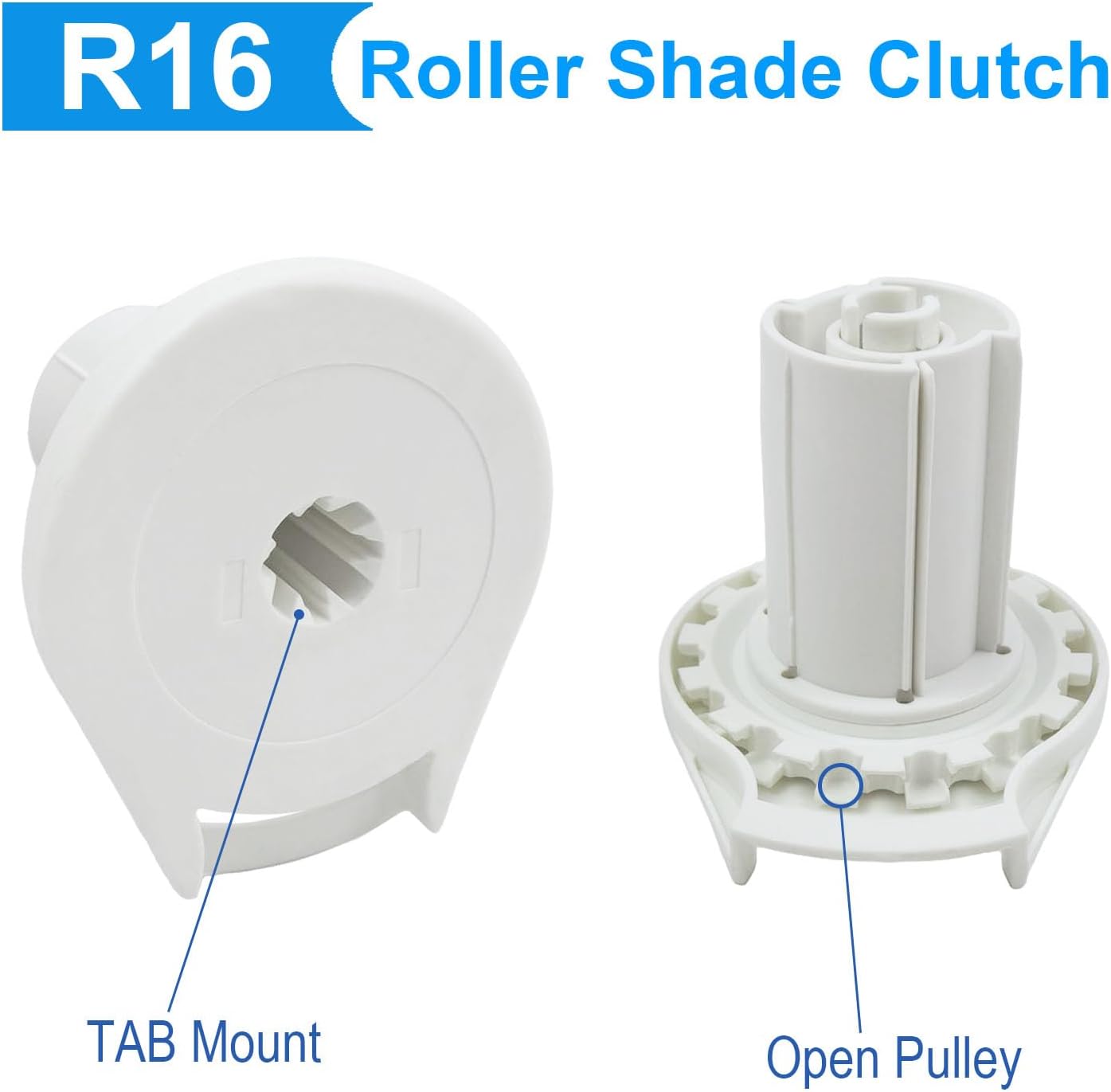 R16 R-Series Roller Shade Clutch Replacement for 1 1/2 Inch (38mm) Tubes