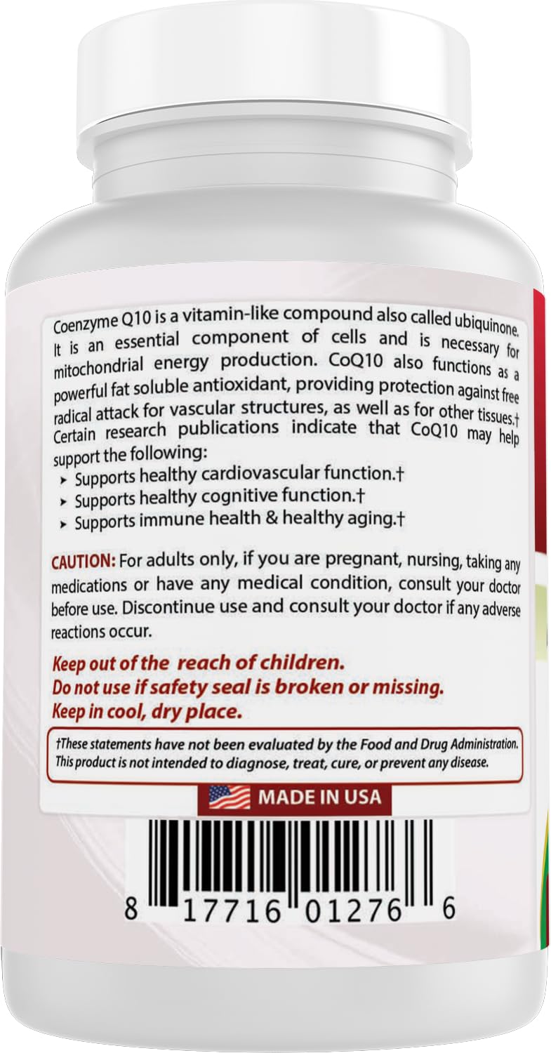Best Naturals COQ10 100 mg 120 Capsules — Amazon image 7