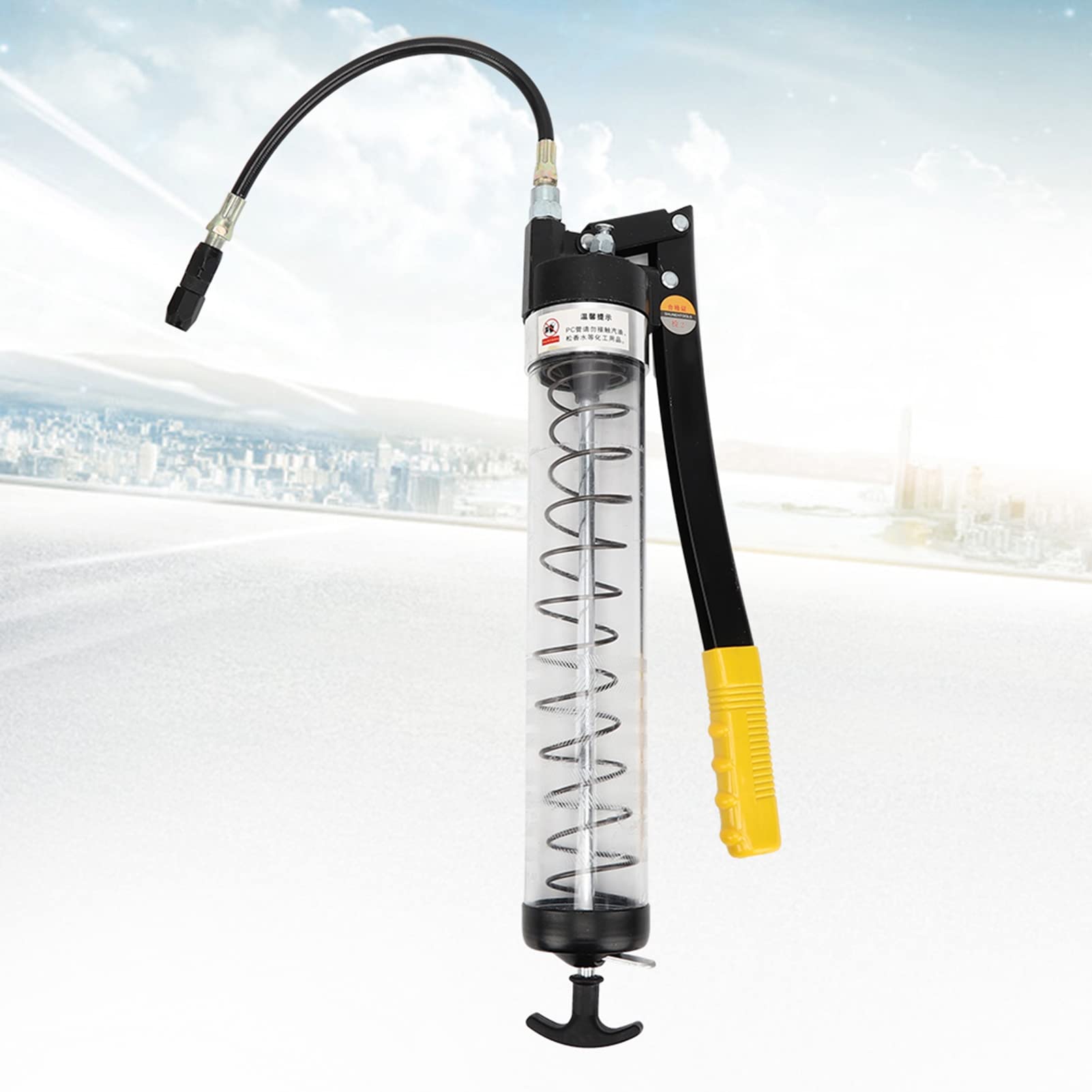 Yctze Smarownica 6000 Psi Przezroczysta Tuba 600 Cm3, Przenośna | Głowica ze Stopu Aluminium, Rura PCV, Maszyny Rolnicze, Sprzęt Budowlany, kompatybilność z Narzędziami Samochodowymi,