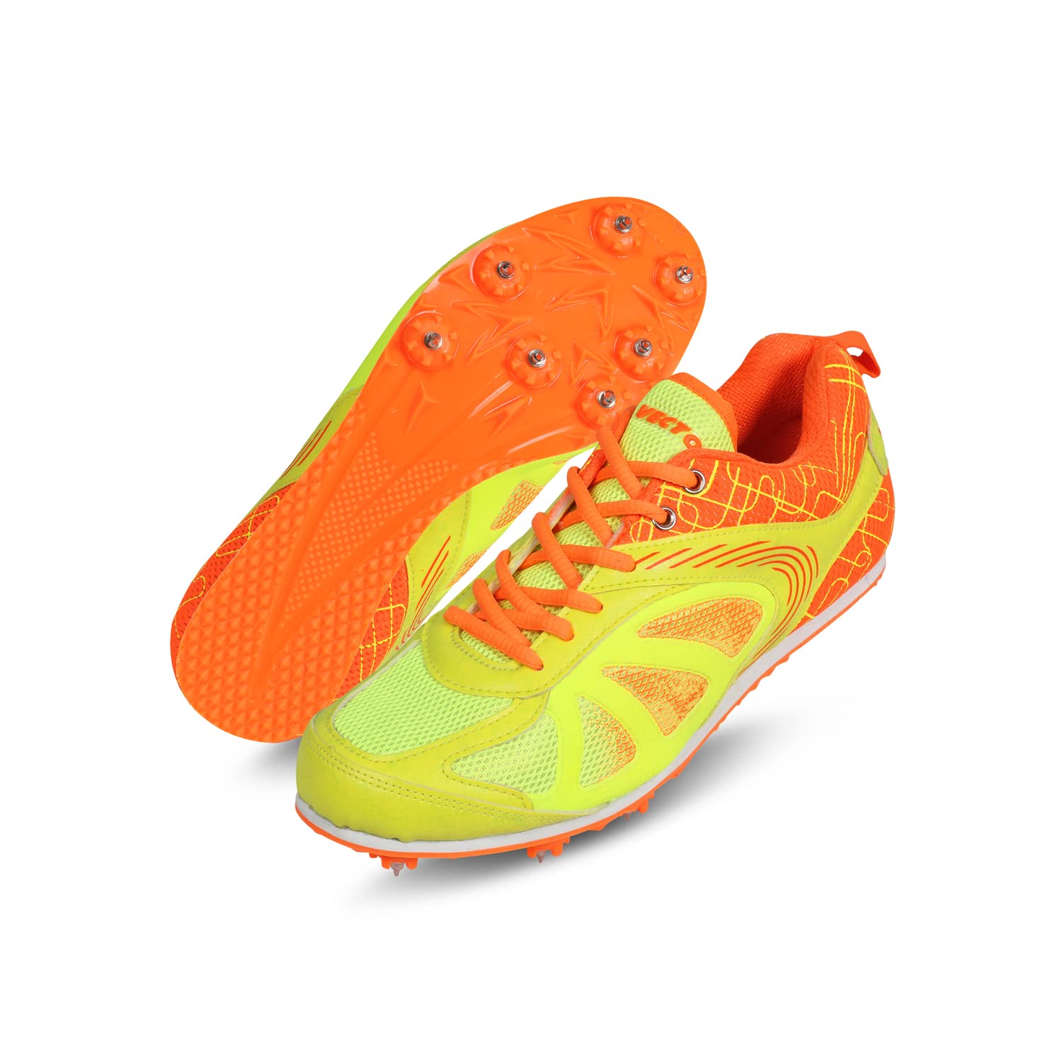Vector X Bolted High-Performance Outdoor Running/Athletic Track and Field Shoes with Removeable Spike|Durable Sports Foo