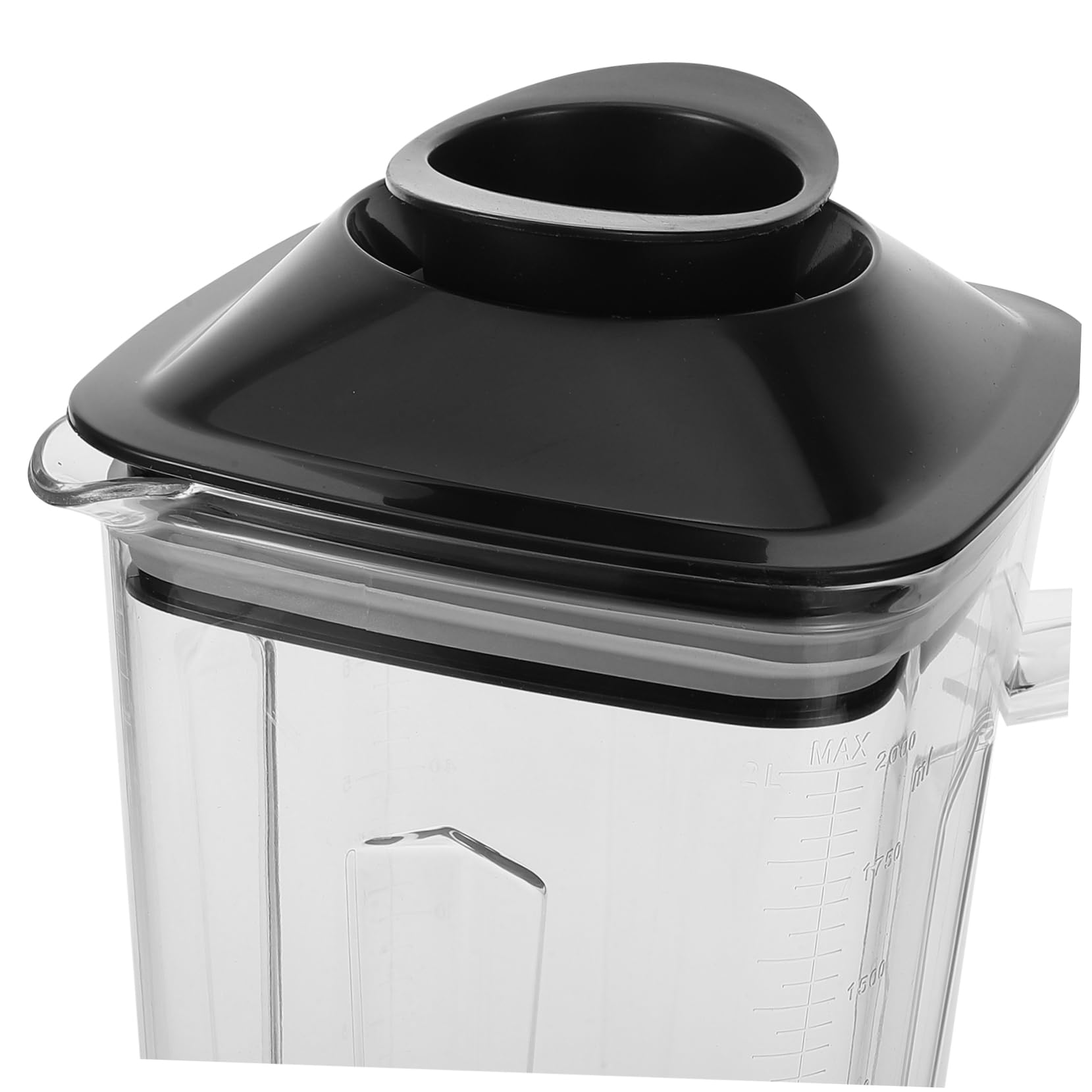 Brocca di Ricambio per Frullatore in Plastica Riutilizzabile da 2l con Coperchio, Facile da Installare per Smoothie e Bevande