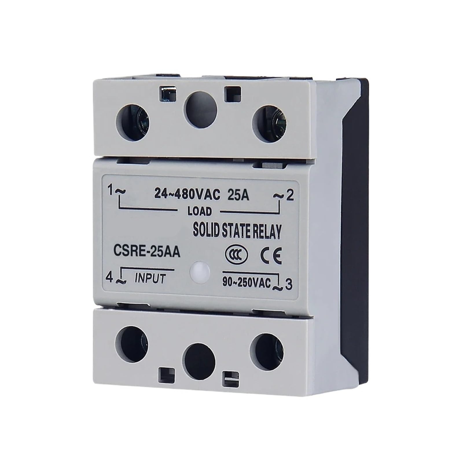 Relais statique CSRE-VA 10A composant électronique économique gris