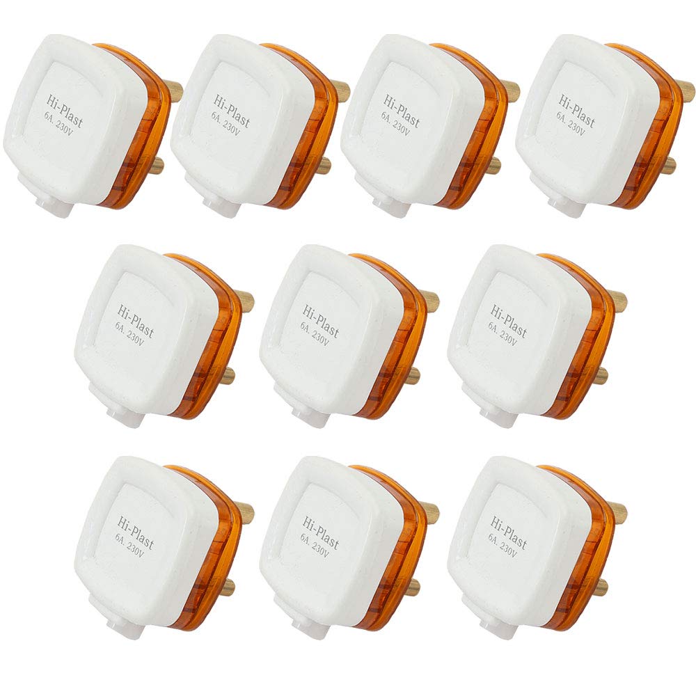 Hi-PLASST 3-Pin Plug Top 6-amp (pack o f 10) For Iron,t/v, Home-Theatre,Speakers,Hair-Dryer,Straightener,Mixer Grinder etc. (B07HP72BNM) Amazon Price History, Amazon Price Tracker