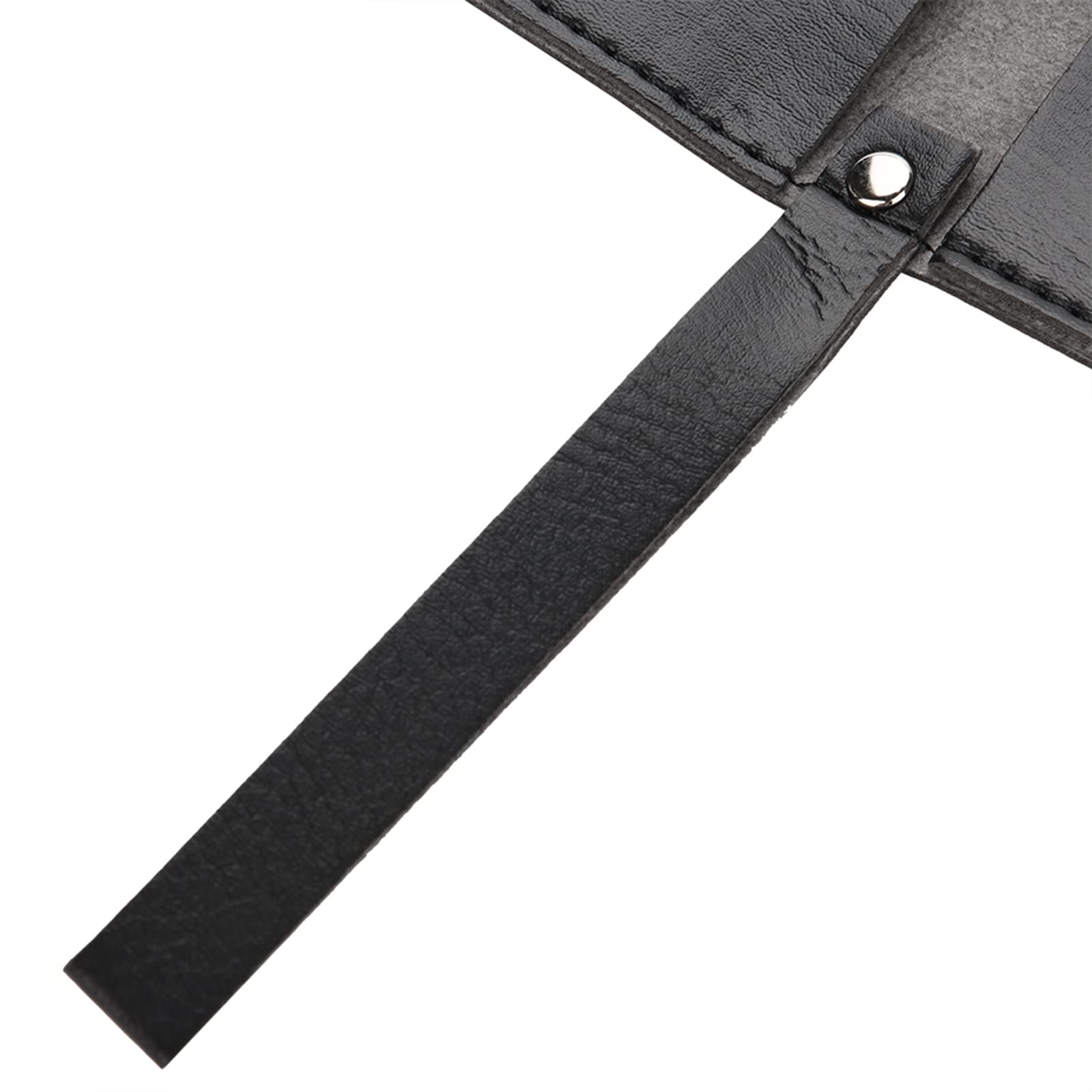 Wisecoco Bolsa para Guardar Herramientas de Peluquería, Bolsa de Tijeras de Peluquería de Cuero Profesional, Multifuncionales Portátiles Tijeras Peine Estuche de Almacenamiento, para Peluqueros(Negro)