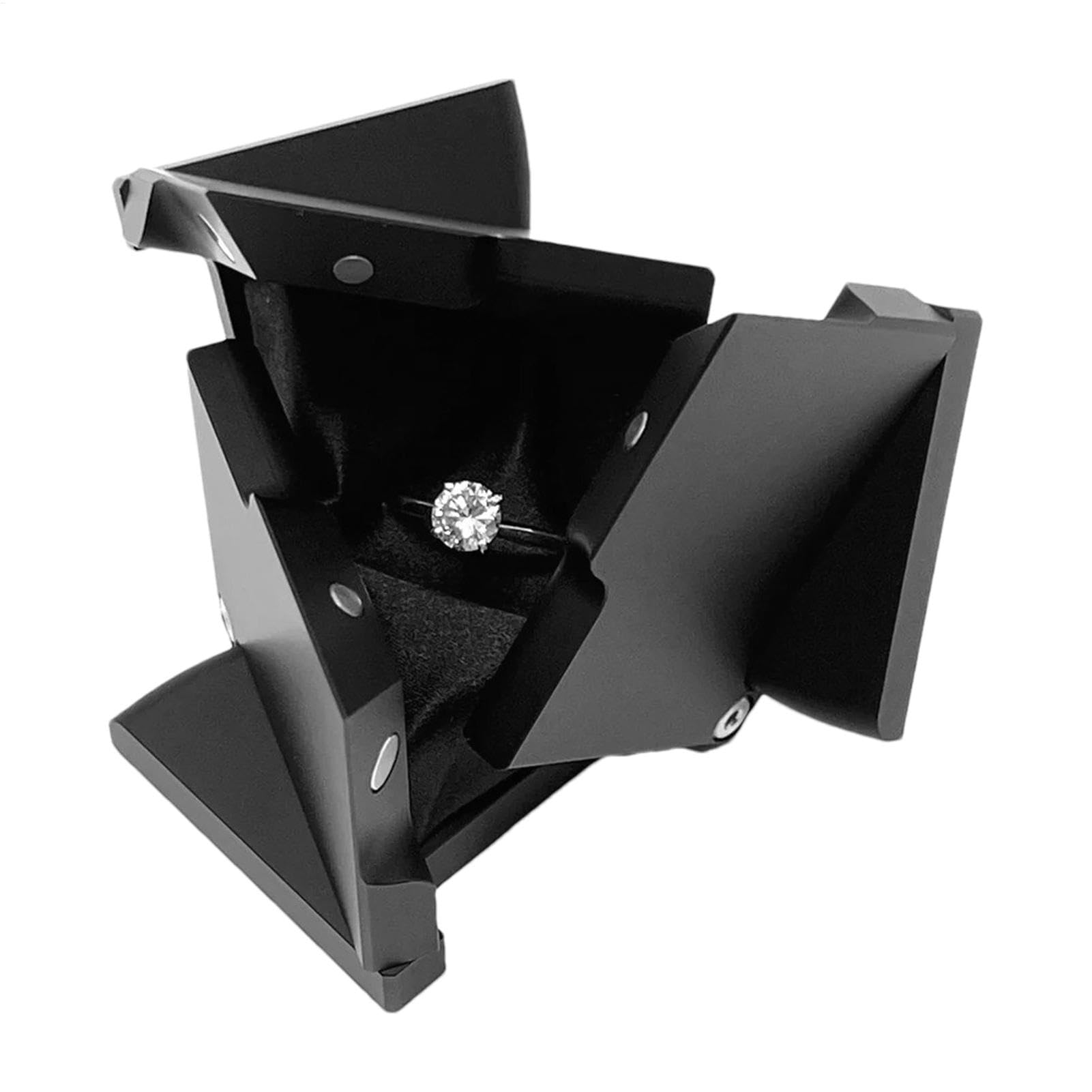 de de compromiso para propuesta de matrimonio, portadores de anillos del novio, de ceremonia de compromiso, de decorativa, de de aleación de aluminio dinámica | Kinetacubes Hombres Adultos Familia Amigos Almacenamiento Hogar Año Nuevo Chino San Valentín B