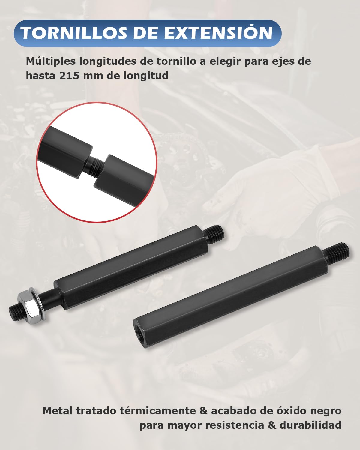 DAYUAN Juego de Separador y Extractor de rodamientos de 5 y 7,6 cm 14 Piezas con Capacidad de 5 toneladas