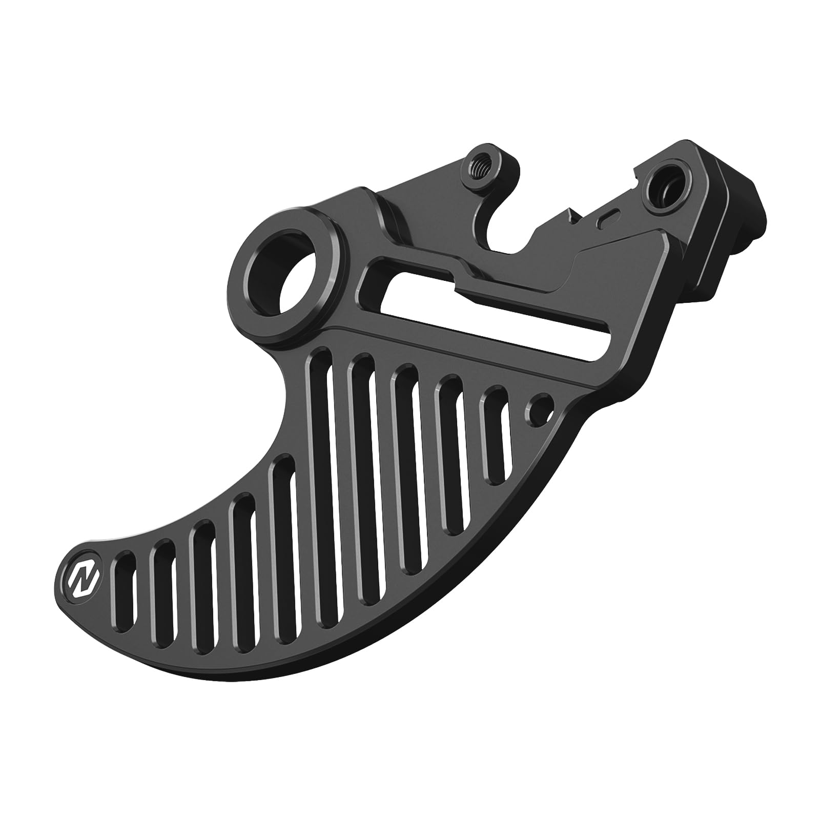 NICECNC Schwarzer Bremsscheibenschutz hinten, kompatibel mit SHERCO 125 SC 2019-2020/125 SE Factory 2021-2024/250 SCF 2017-2020, Siehe Passform