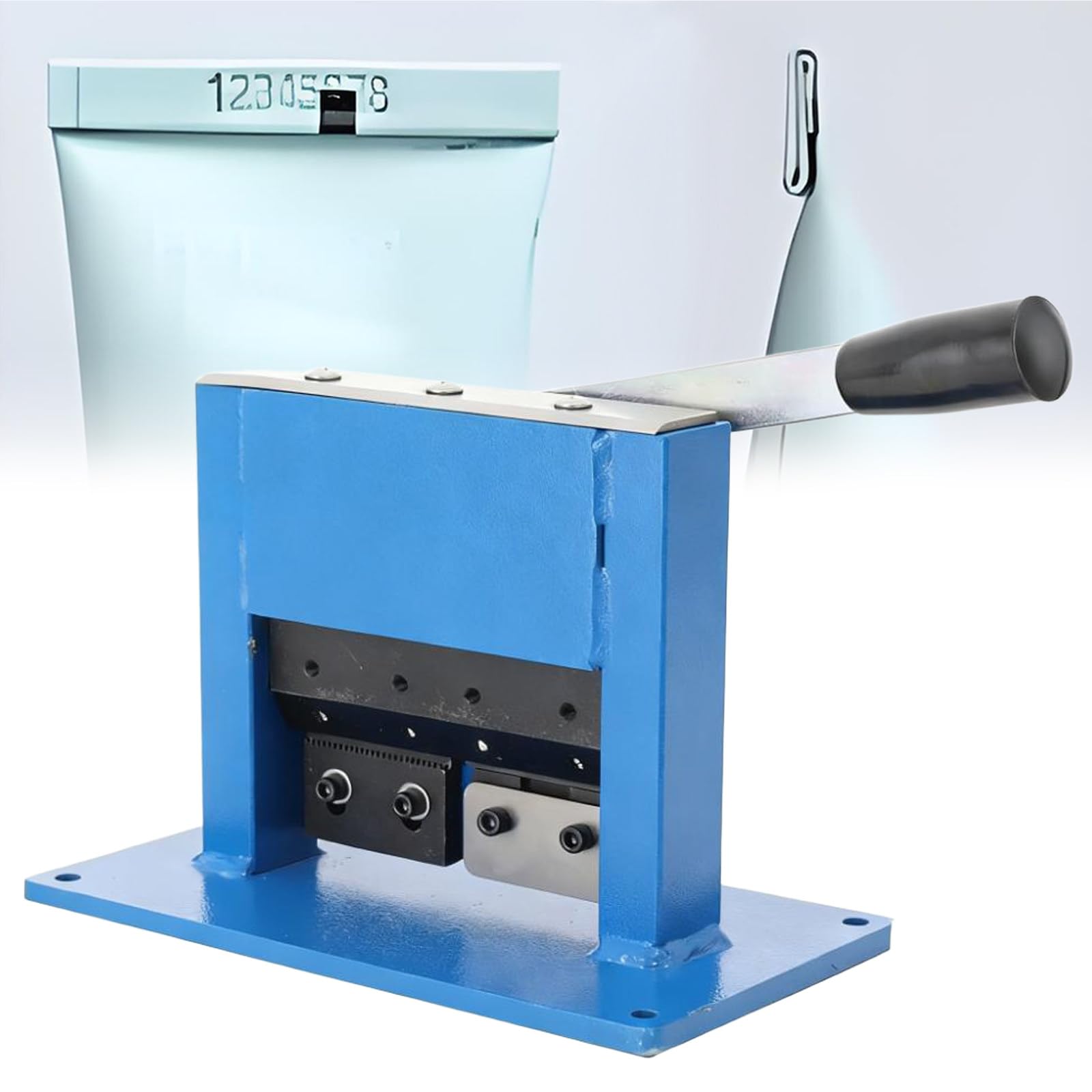 Professional Manual Tube Crimping Sealer with Built-in Date Encoder Ergonomic Handle Design for Aluminum Tubes up to 53mm