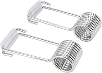 Vista 8 de Cierrapuertas de resorte, 4 piezas de bisagra de resorte de cierre automático de 0.8 pulgadas, accesorios para la mayoría de los pasadores