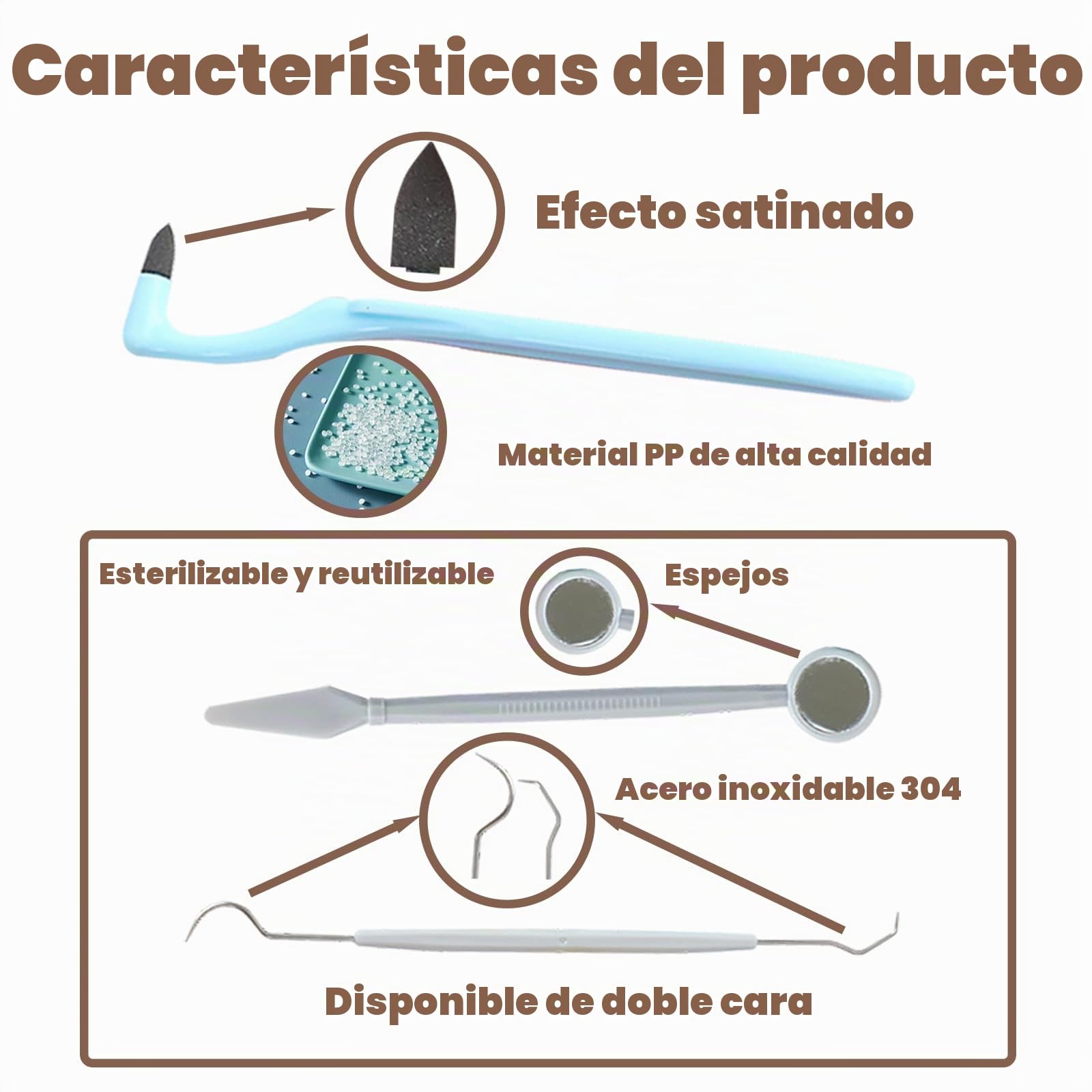 10 Piezas Removedor de Sarro Dental Portátil, Eliminación de Sarro Dientes Manual, Eliminador de Sarro Dental con Mango Largo Limpiador Sarro Dental para Hombres Mujeres Niños y Mascota