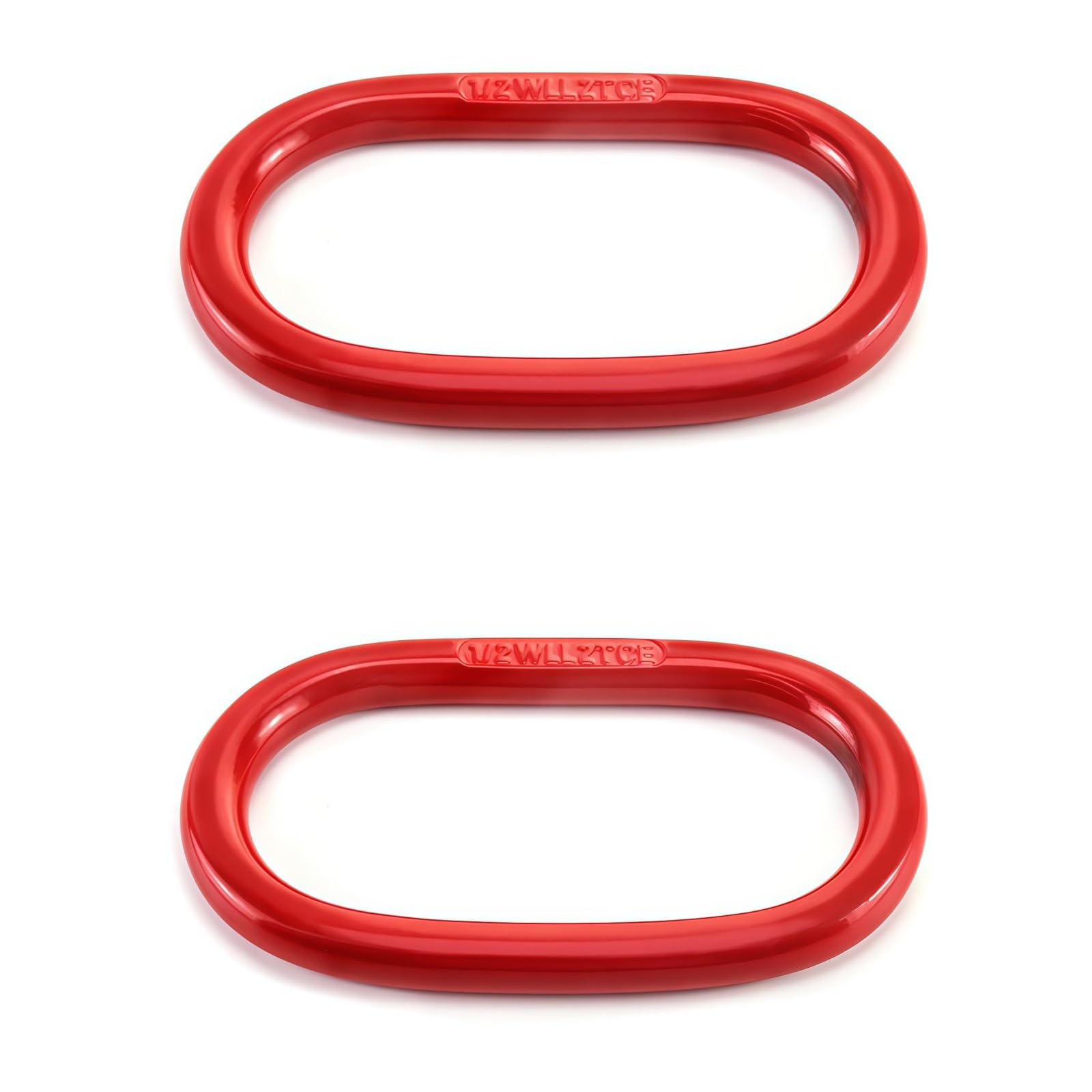 Enlace maestro oblongo G80, paquete de 2, 6613 libras, rojo, aparejo(4.7T=10362 lbs)