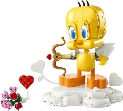 LEGO Looney Tunes Sevgili Kuş Tweety 40824 | 12 Yaş ve Üzeri için Sergileme Modeli Yapım Seti, Doğum Günü Hediyesi (412 Parça)