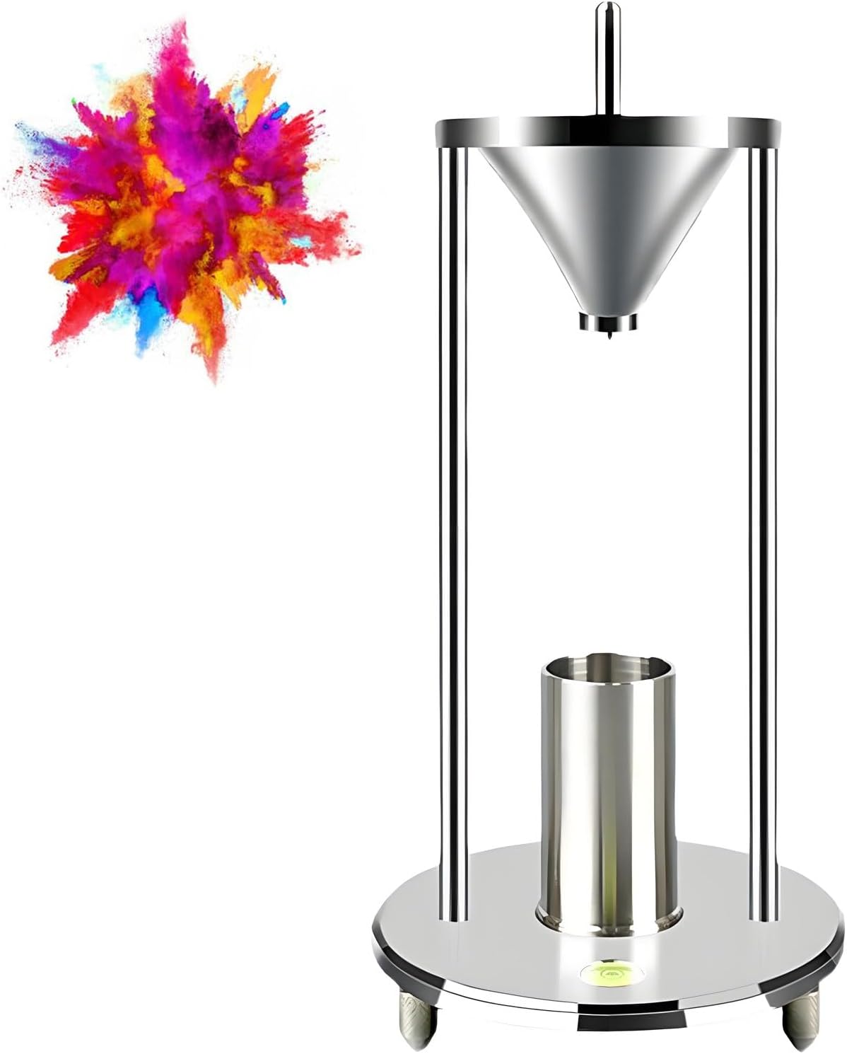 Bulk Density Meter Tester Kit with 100ml Cup and Scraper for Powder Analysis in Laboratory Applications