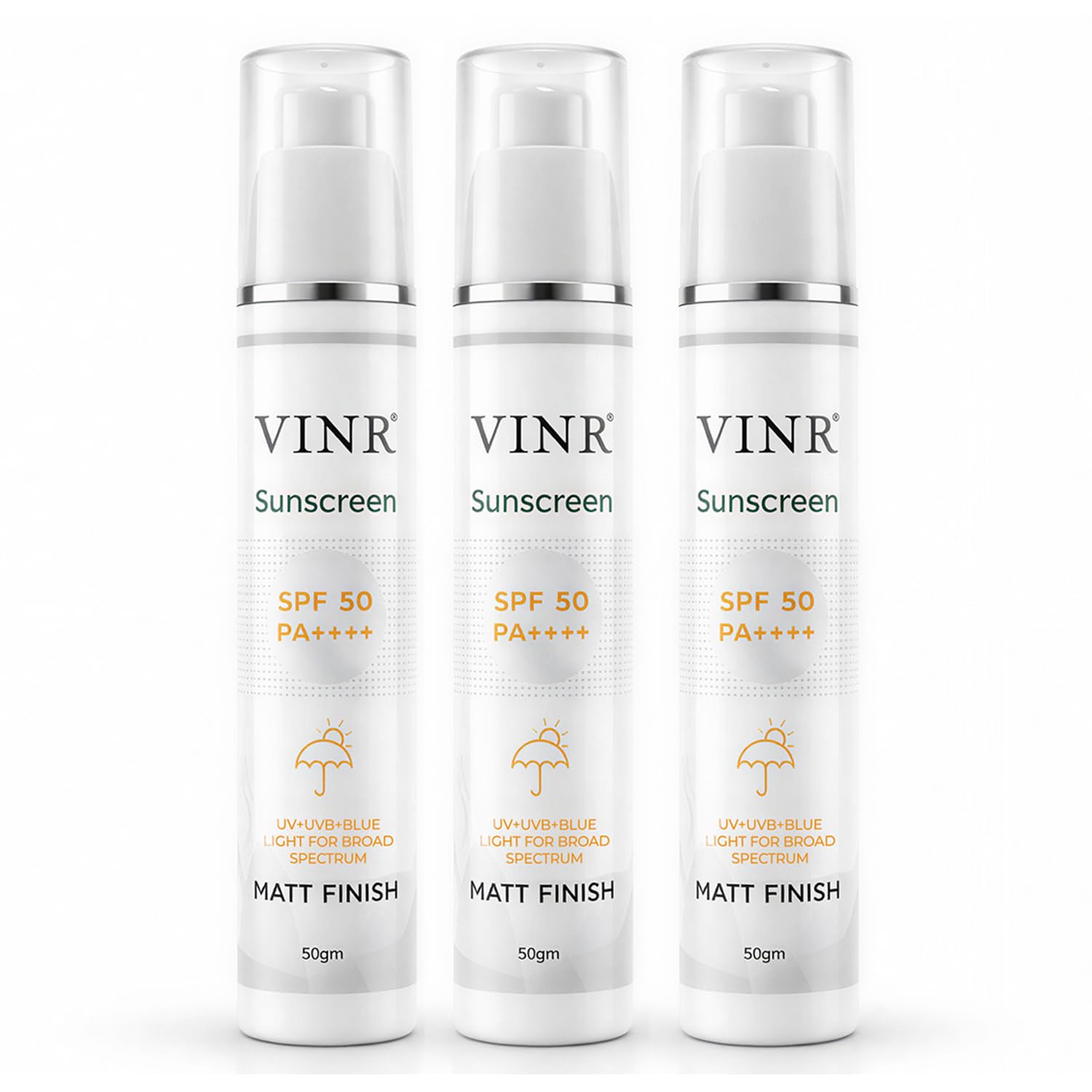 VINR Oil-Balance Barrier-Repair SUNSCREEN SPF 50 PA++++ | INFUSED WITH VITIS VINIFERA | 1% Salicylic Acid, 1% Ceramide NP, Vitamin E |Sunscreen for Oily & Acne-Prone Skin 50g (Pack of 3)-image-4