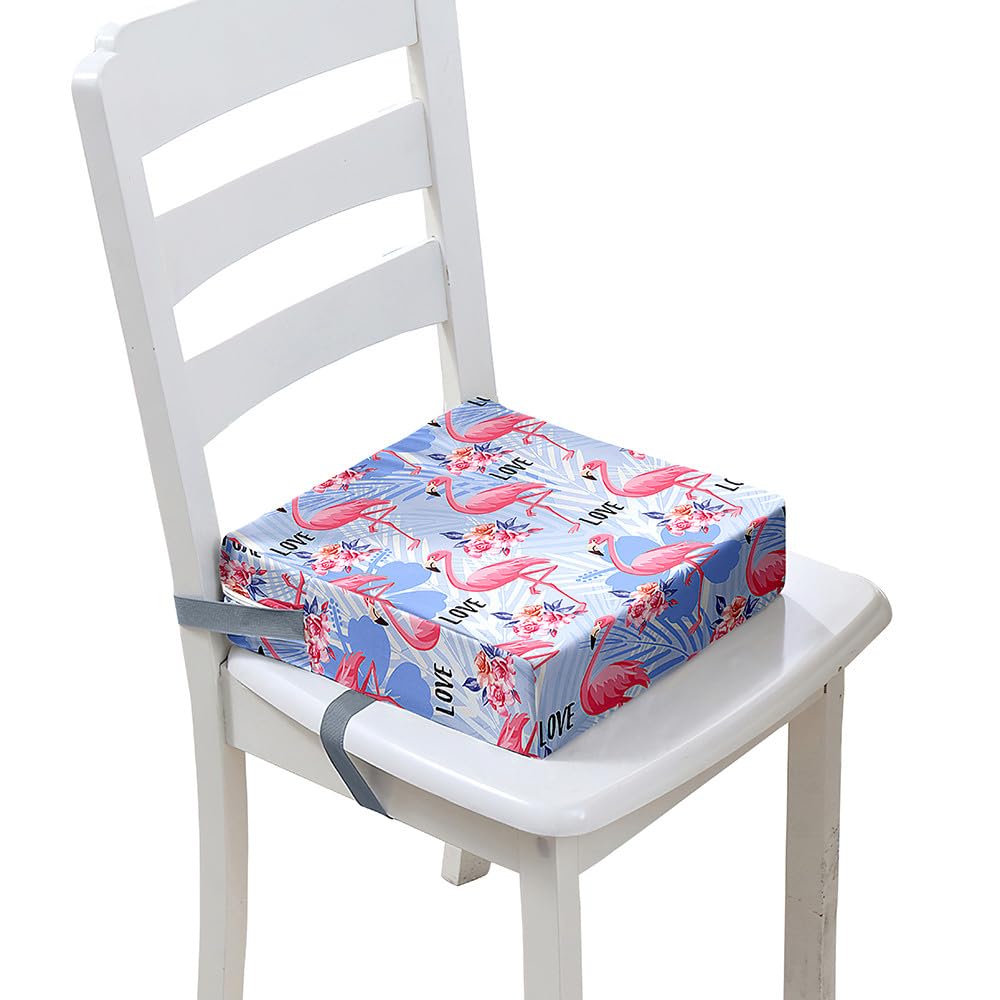 FANSU Réhausseur Siège Enfant Chat - Coussin Chaise Haute Éponge Confortable Avec Boucle