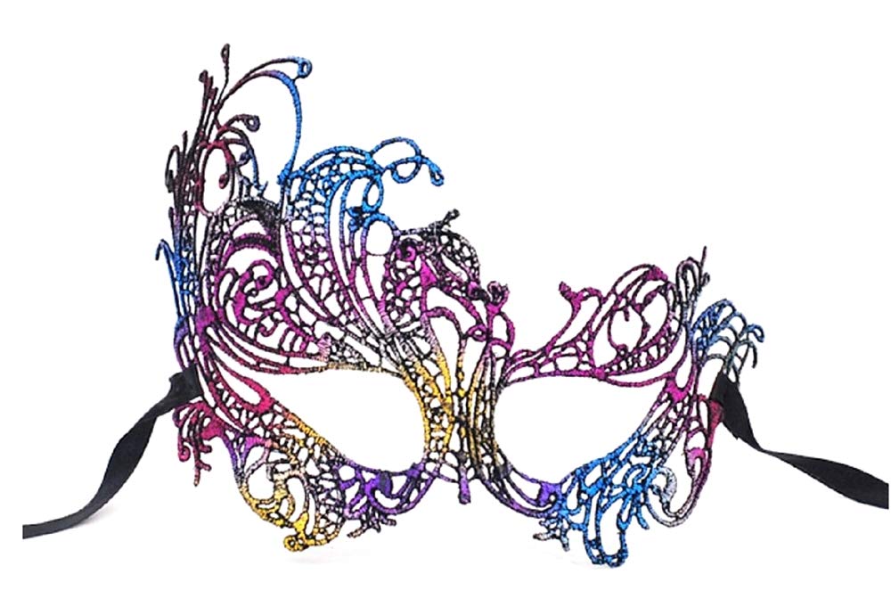 KIRALOVE Venetian Mask - Multicolor - Macrame - Halloween - Carnival - Original Gift Idea - Man - unisexmod.5 - Image 4