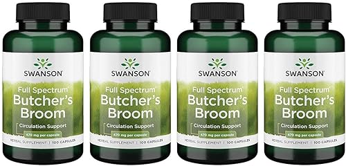 Miniatura 1 de Swanson de carnicero escoba 470mg 100caps