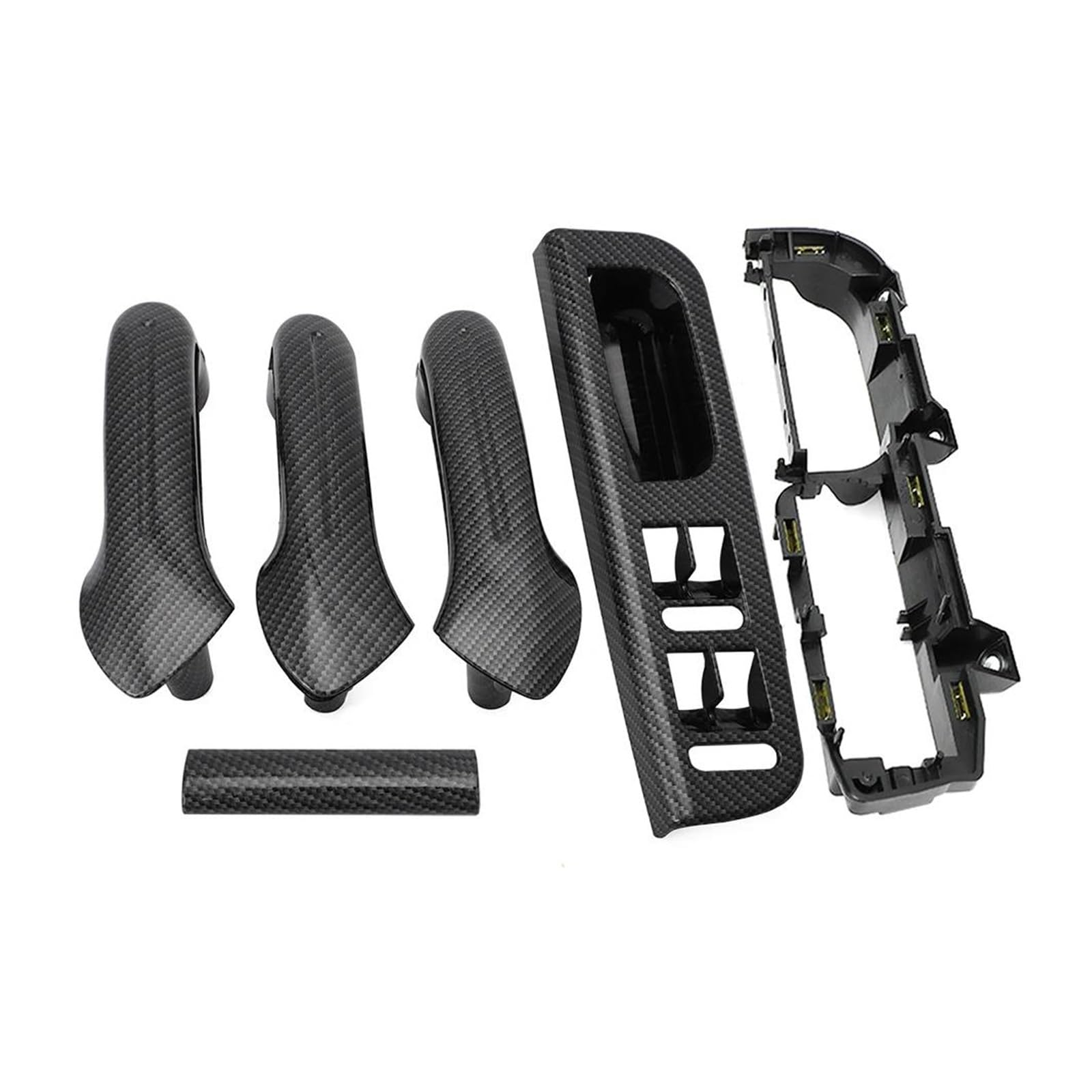 Hlwxmdz Carbon Color For Vw For Bora For Golf 4 Mk4 2004 For Jetta 1999-2004 Interior Grab Handle Inside Door Handle Door Armrest (Carbon Color)