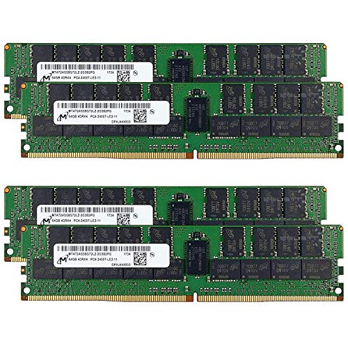 Amazon.co.jp: Micron Memory バンドル 256GB (64GB x 4) DDR4 PC4