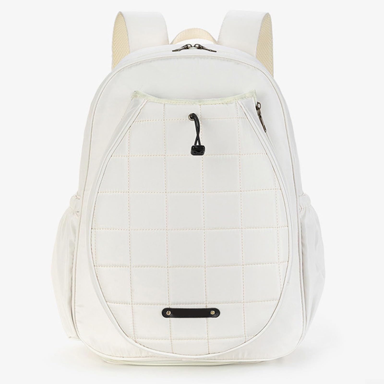 Mochila deportiva de raqueta de tenis de 46 x 31 x 13 cm con compartimento fijo para raqueta, correas anchas ajustables para el hombro, raquetas de tenis, raquetas de bádminton y raquetas de