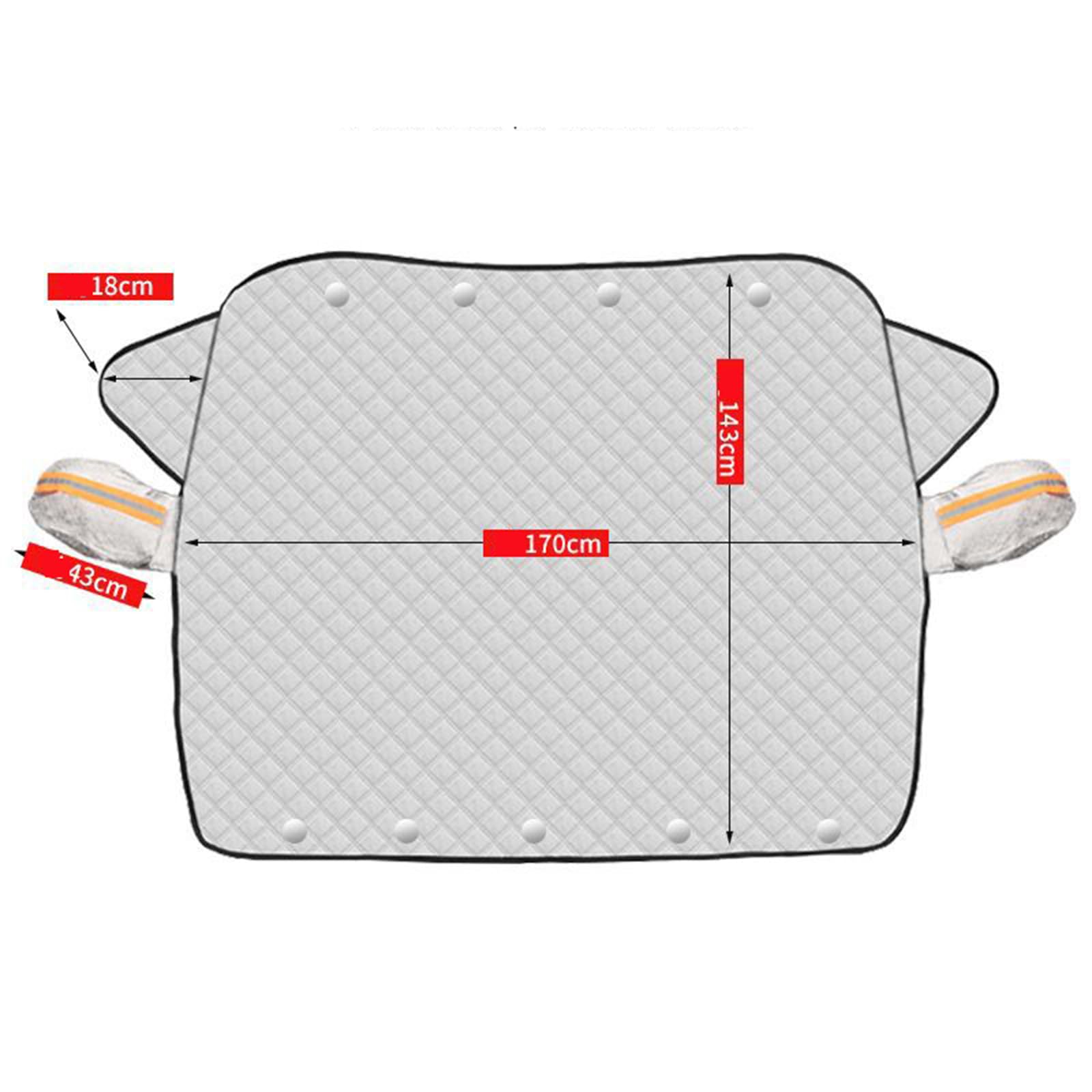 Cubierta de Parabrisas Coche para Peugeot 206 207 208 2008 301 307 308 3008 406 407 408 4007 4008 508 5008, con Magnético, Funda Plegable Parabrisa Protege de Hielo Nieve Viento,Extra Large