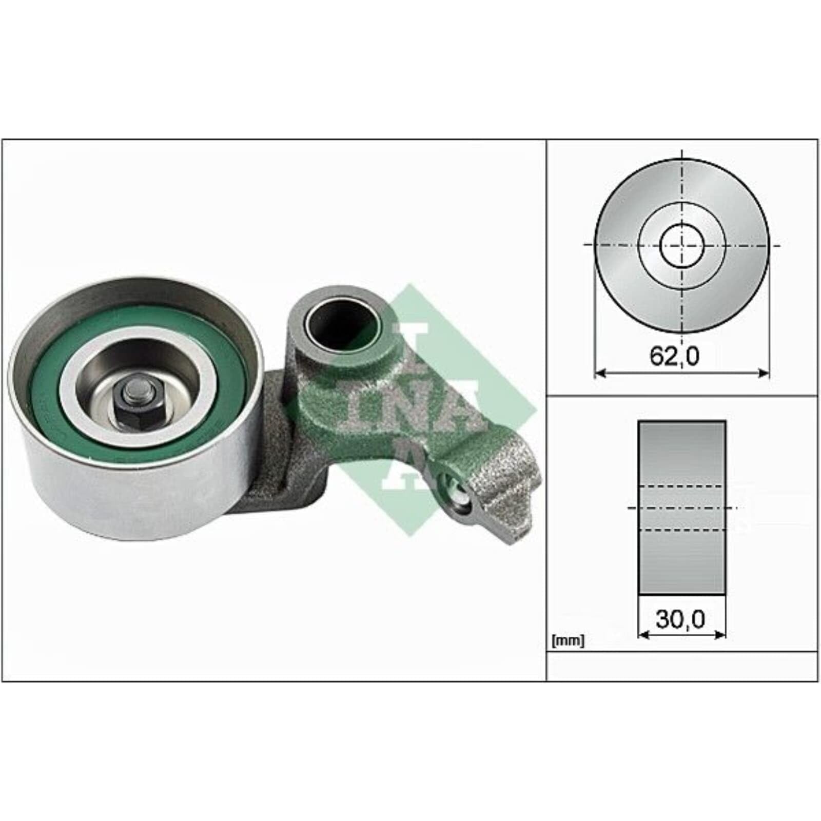 INA 530 0543 30 Kit cinghia distribuzione pompa acqua 30 mm con guarnizione Compatibilità con TOYOTA RAV 4 II CLA2, XA2, ZCA2, ACA2 COROLLA ZZE12, NDE12, ZDE12 Avensis Verso M2 COROLLA Liftback E11