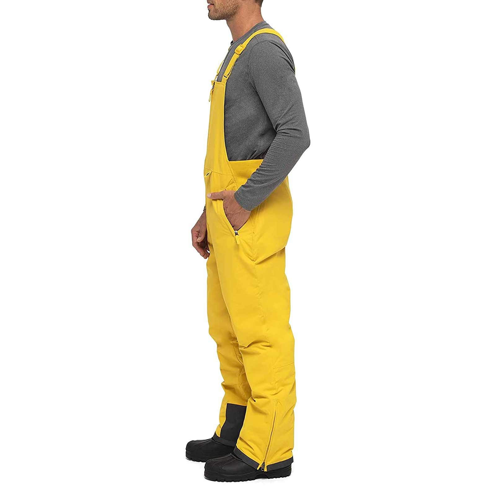 Salopette e pantaloni da sci impermeabili da uomo, traspiranti, antivento, traspiranti, resistenti all'acqua, per sci, snowboard e sport invernali