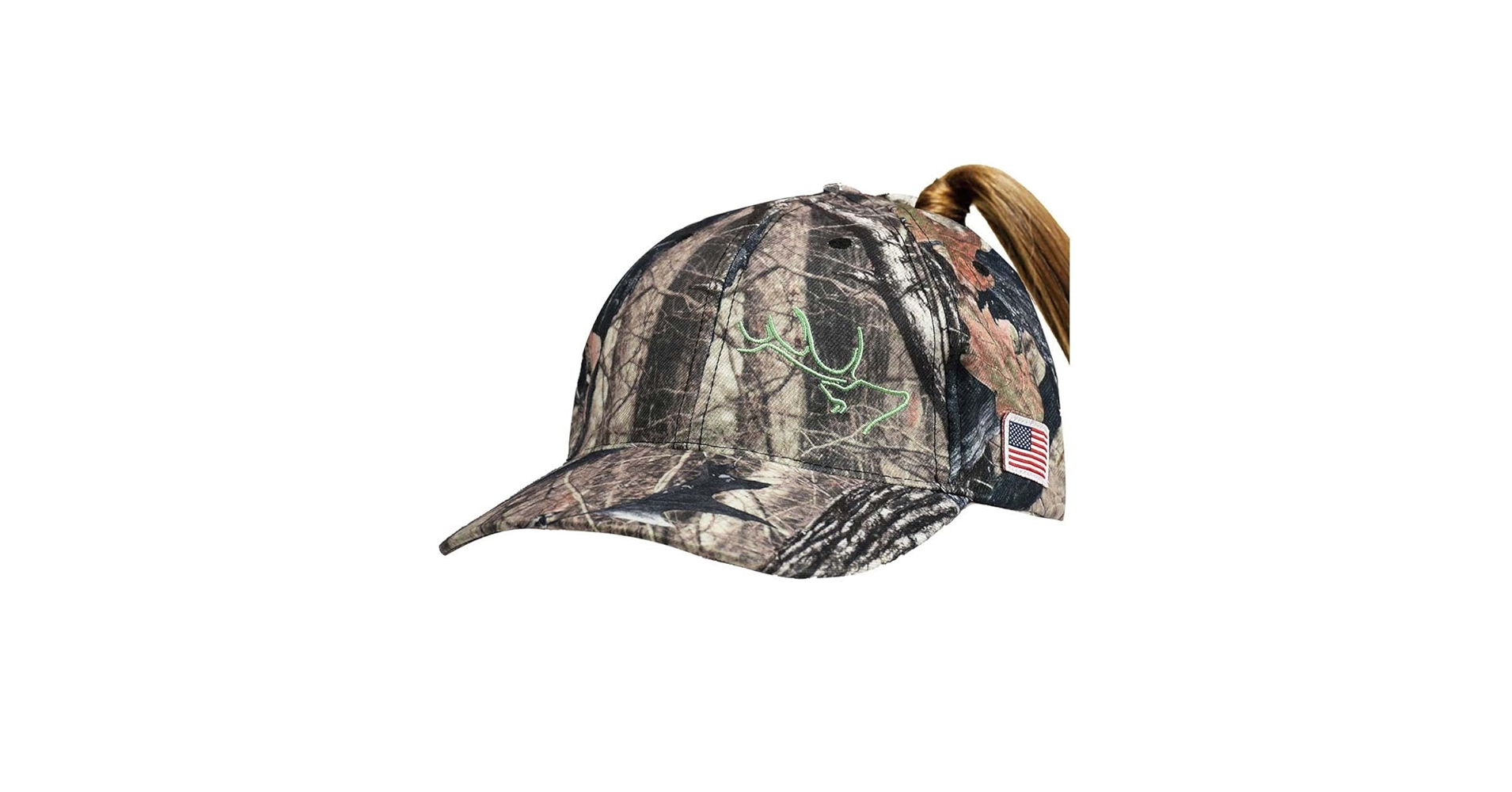 EDTREK Womens Performance Cap Hat with Ponytail Hole - Camo