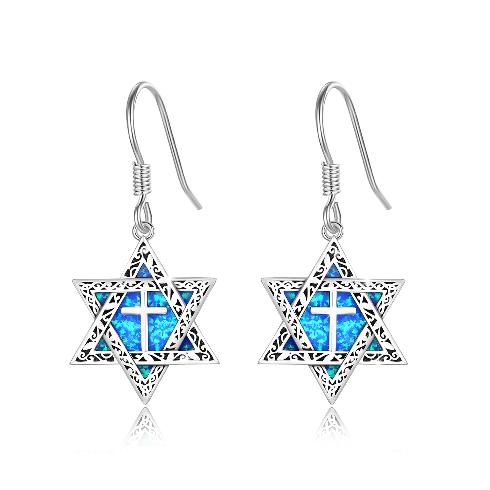 Ohrringe für Damen 925 Sterling Silber Ohrringe Jahrestag Weihnachten Geburtstag Schmuck Geschenk für Töchter Schwestern Mütter