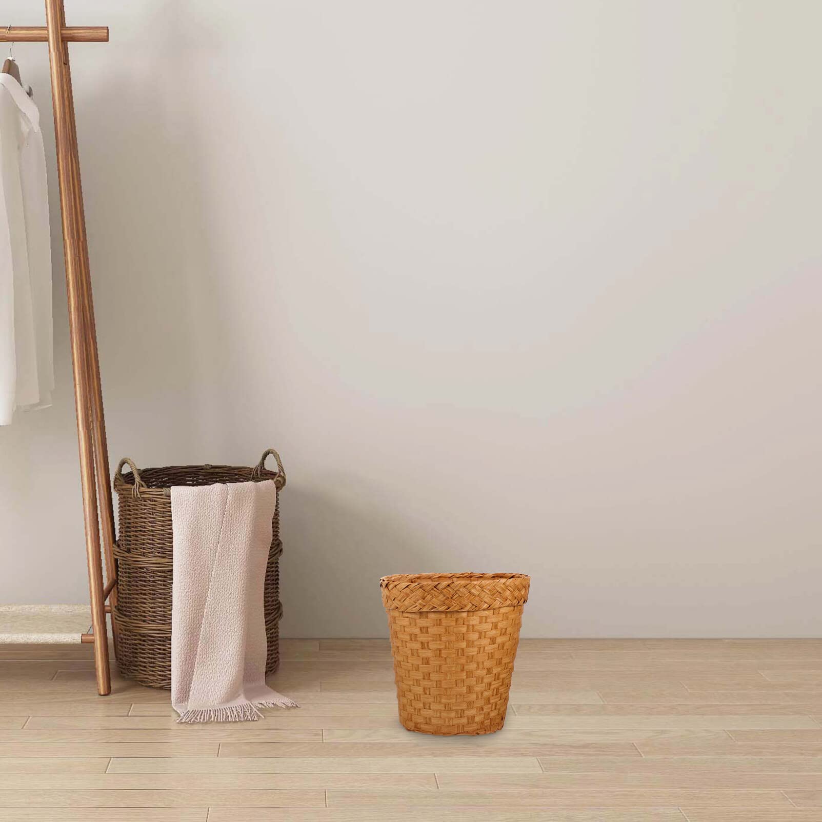 ULTECHNOVO Cesto Intrecciato in Carta Di Cesto Portaoggetti Per Cucina e Casa Contenitore Decorativo Per Alimenti e Fiori