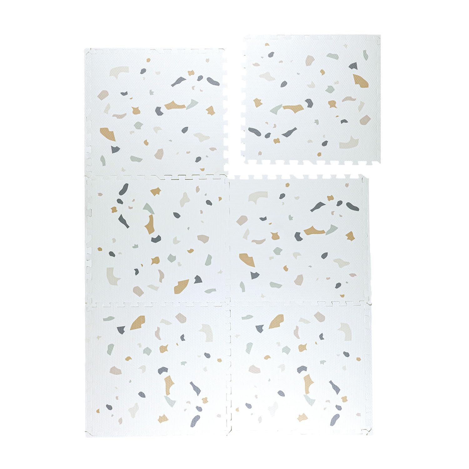 Puzzlematte - Alfie Confetti Bunt - 120x180cm - Punkte - Krabbeldecke - Spielmatte - Kinderzimmer, Babyzimmer - Jungen - Mädchen