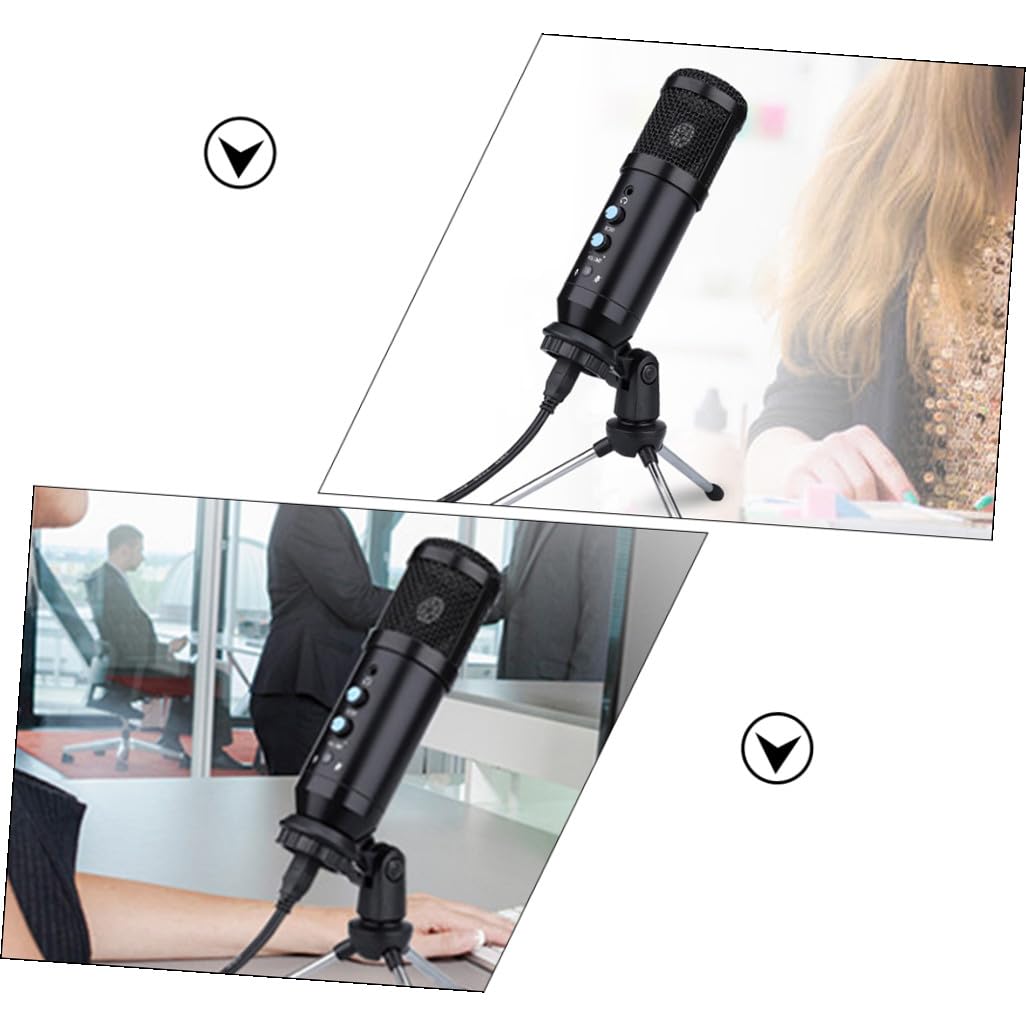 Artibetter 1satz Professionelles USB-kondensatormikrofon Für Pc Für Gaming Und Live-übertragungen Mit Rauschunterdrückung Und Stabilem Stativ Präzise Sprachaufnahme Mühelos Zu