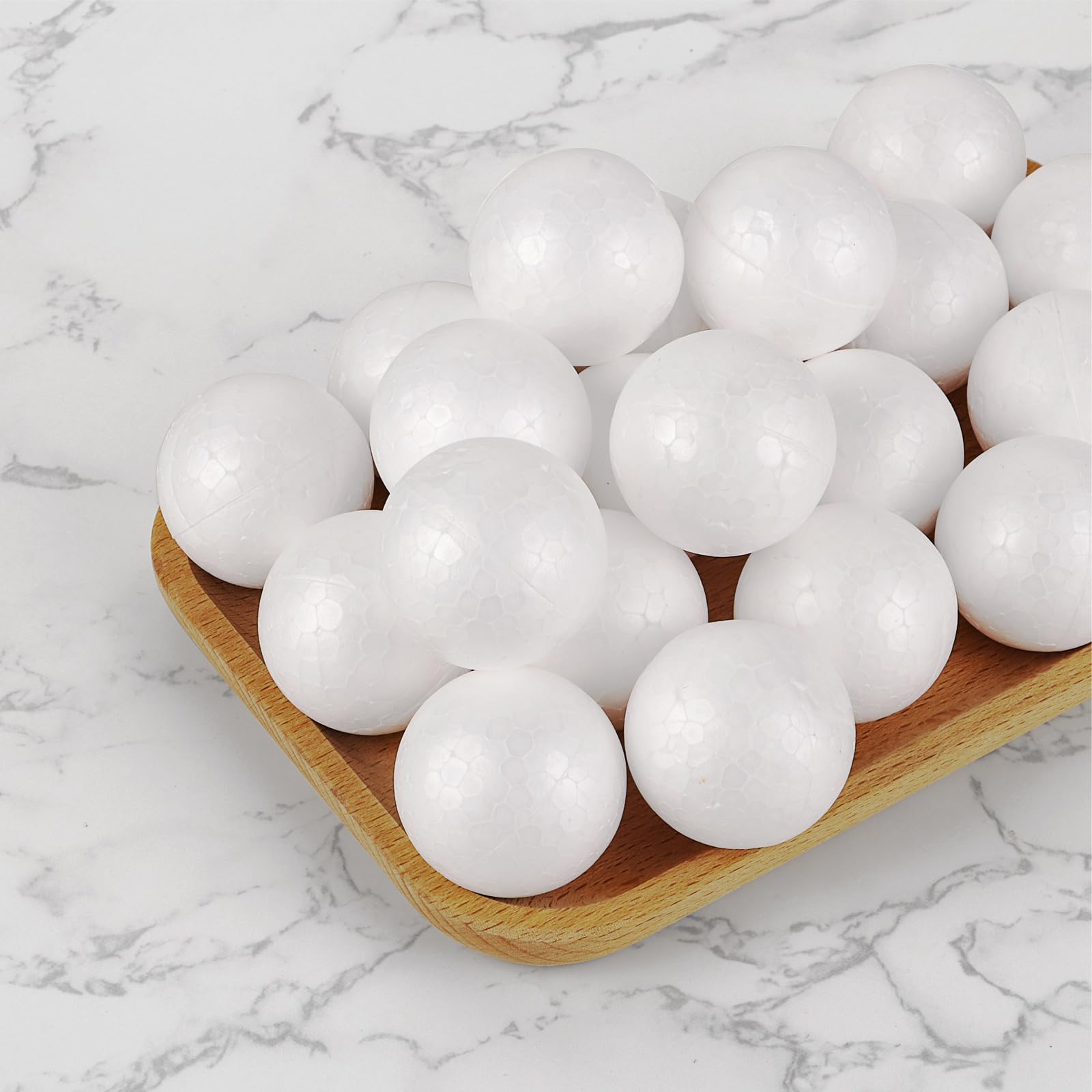Boule De Noel Blanche Boules En Polystyrène VBS, 6 Cm, 100 Pc. | Loisirs Créatifs VBS Service Hobby Boule De Polystyrène
