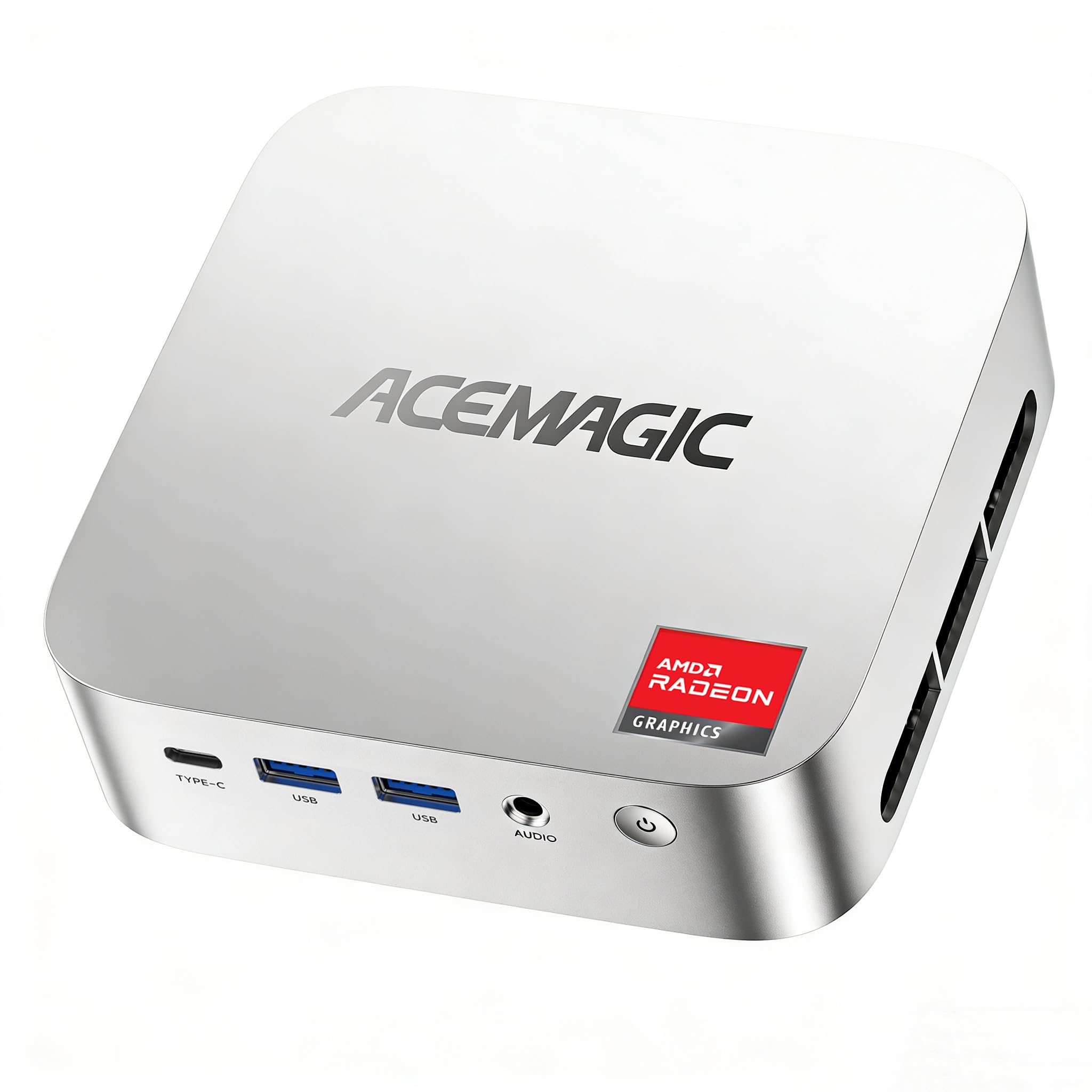 ACEMAGICIAN K1 Mini PC W-11 Pro, AMD Ryzen R2544 (bis zu 3,7 GHz), 8 GB DDR4 256 GB SSD, Mini Desktop Computer AMD Radeon Grafikeinheit für Thuisbioscoop/Kantoo【Triple 4K UHD Display//WiFi 5/BT 4.2】