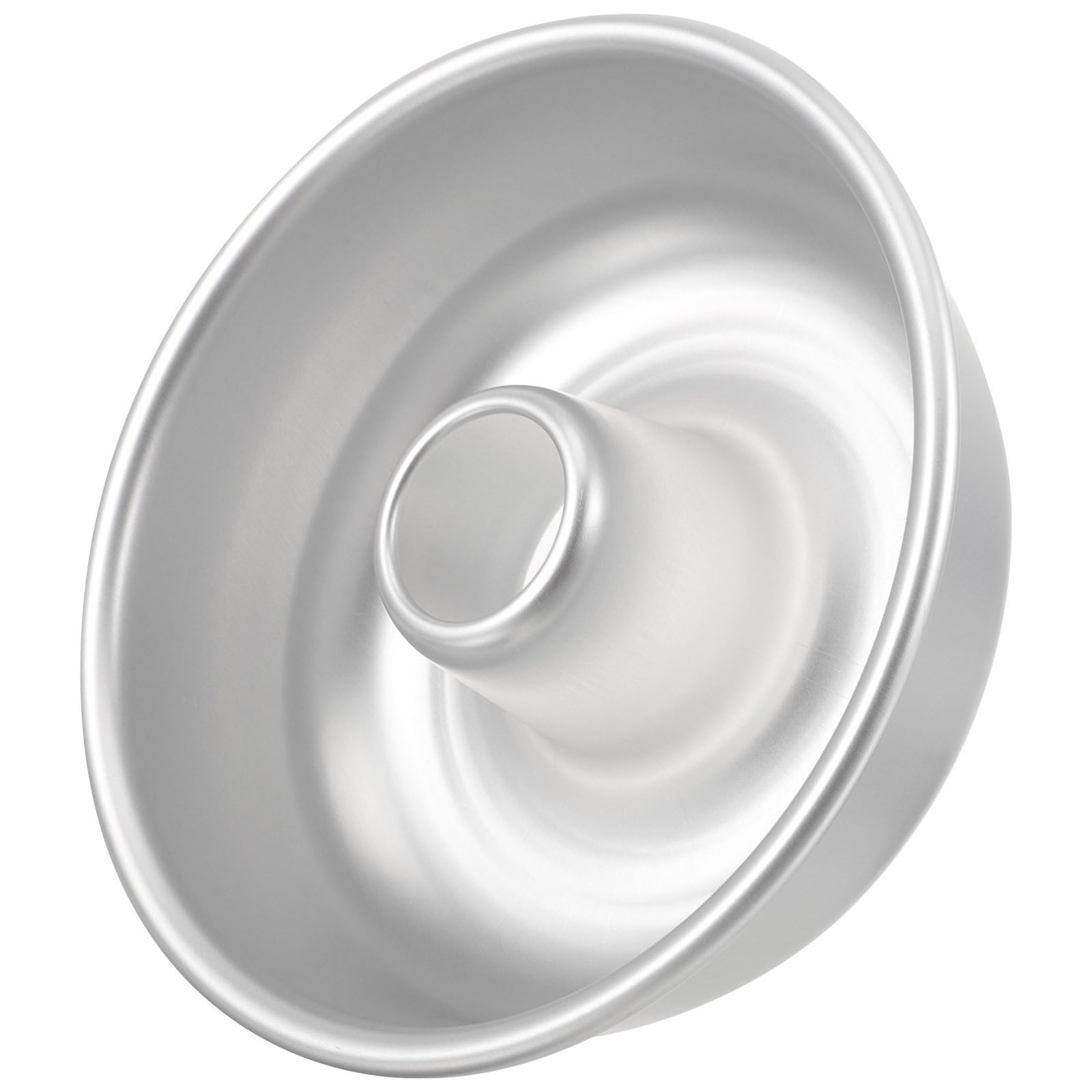 SHINEOFI Moule à Gâteaux à Donuts en Alliage D'aluminium Léger et Résistant Four, Moule à Pâtisserie Argenté pour Maison et Boutique de Gâteaux