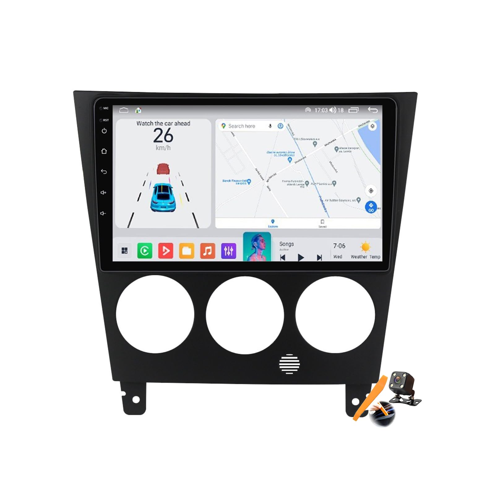 Autoradio GPS Impreza 2002-2007 Android 15.0 Bluetooth Écran 9 Pouces - 8
