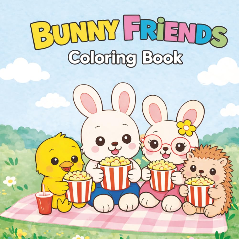 Bunny Friends: Coloring Book