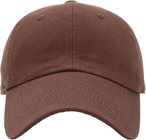 Miniatura 106 de KBETHOS® Gorra de béisbol de algodón ajustable de algodón con corona baja clásica Pigmento rojo teñido