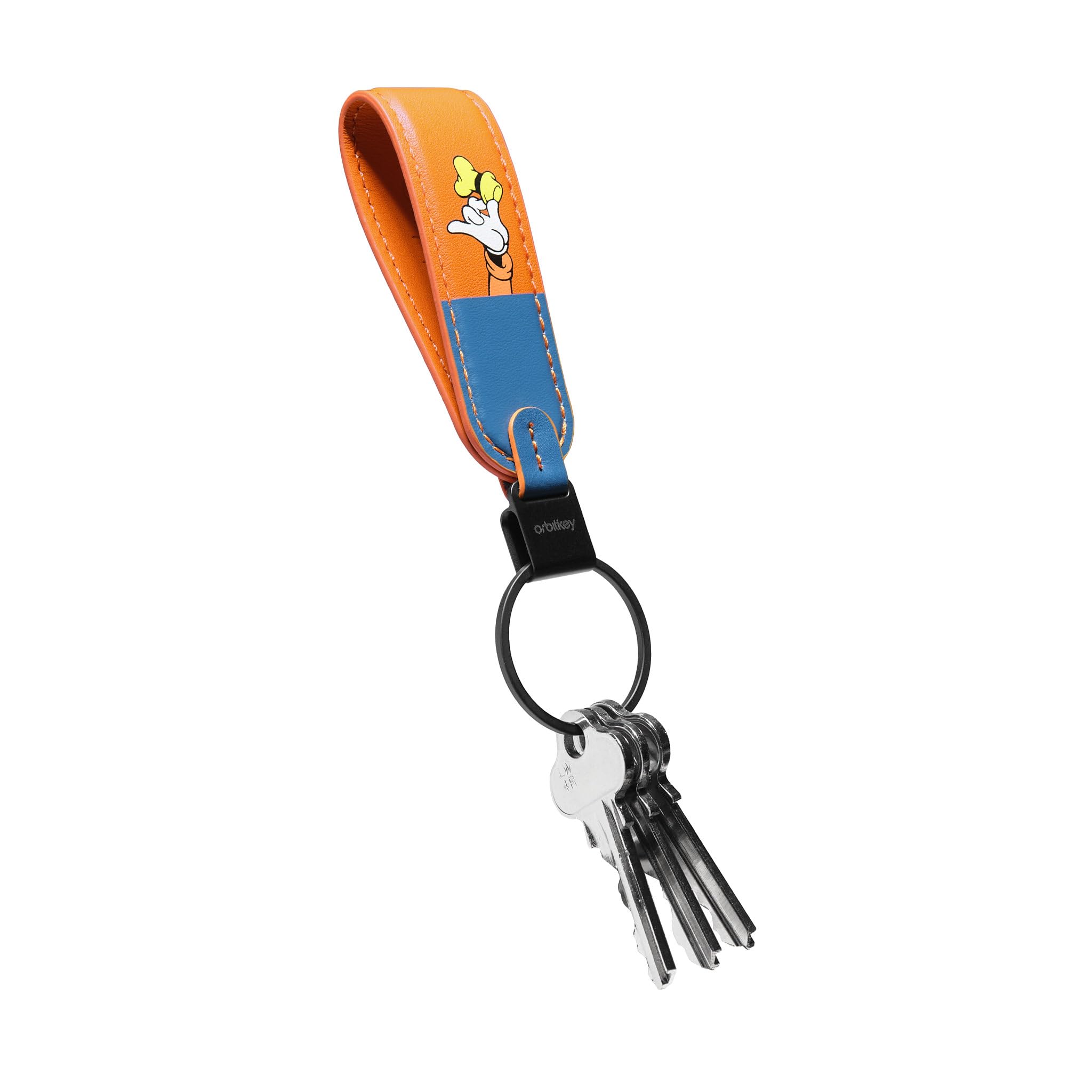 Orbitkey Unisex Goofy Disney Loop Keychain,