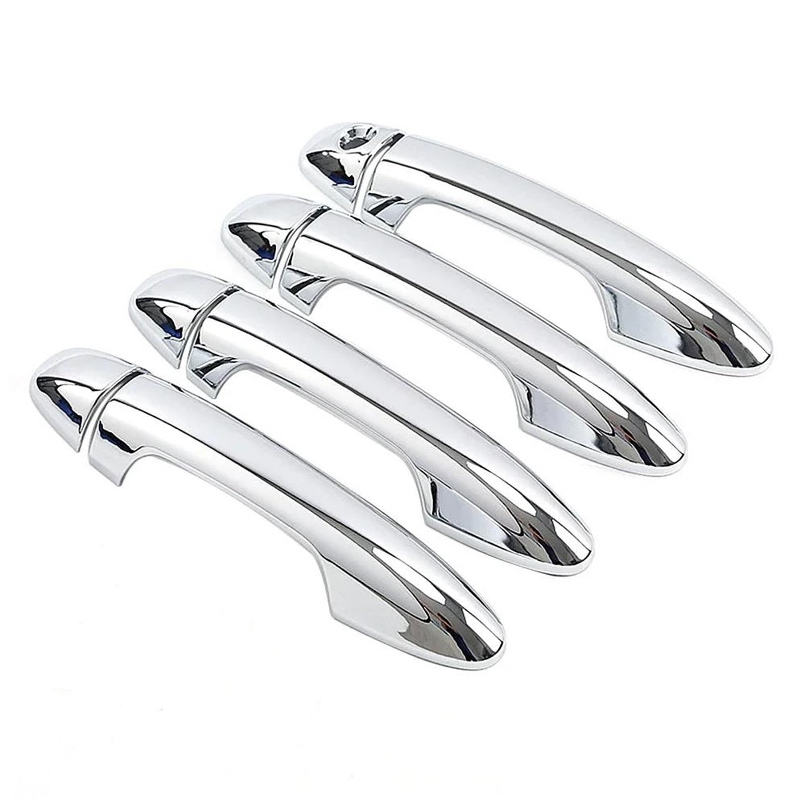 Yytemd One Color Car Exterior Door Handle Cover Decoration Trim Protection For Toyota For Rav4 Mk4 2013-2018 Chrome