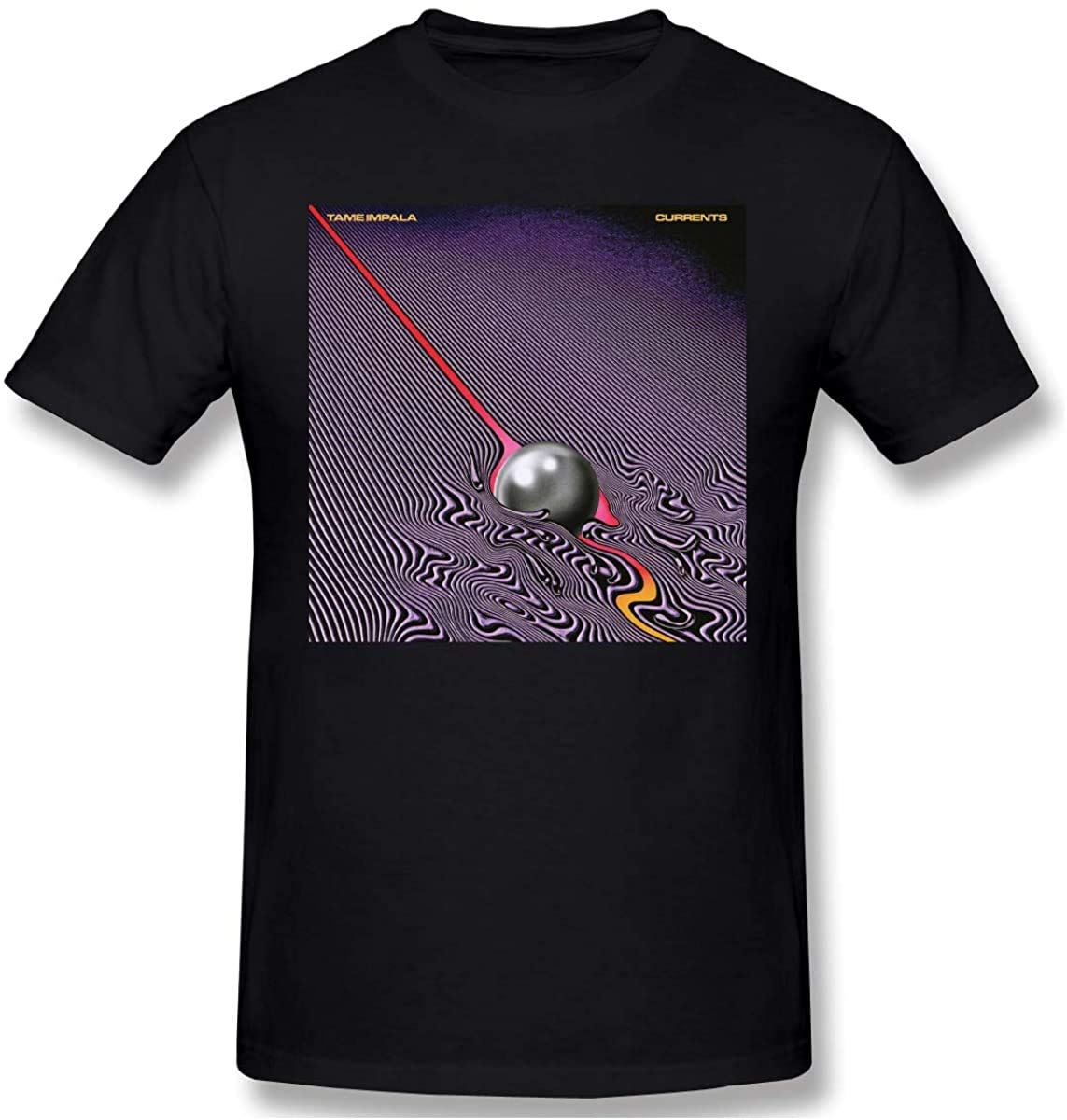 Holiday DIY Tame Impala Mind Mischief Black Men's Short Sleeve T Shirts