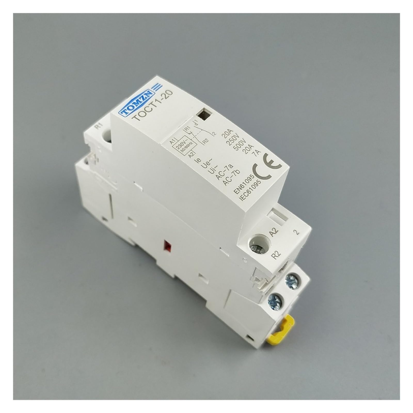 Contacteur modulaire AC 20A résoud les surcharges de ligne électrique 1NC 1NO 220V