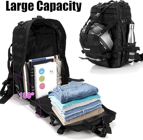 Miniatura 3 de Mochila para casco para motocicleta ciclismo soporte impermeable de gran capacidad bolsa de almacenamiento para casco mochila de senderismo escolar